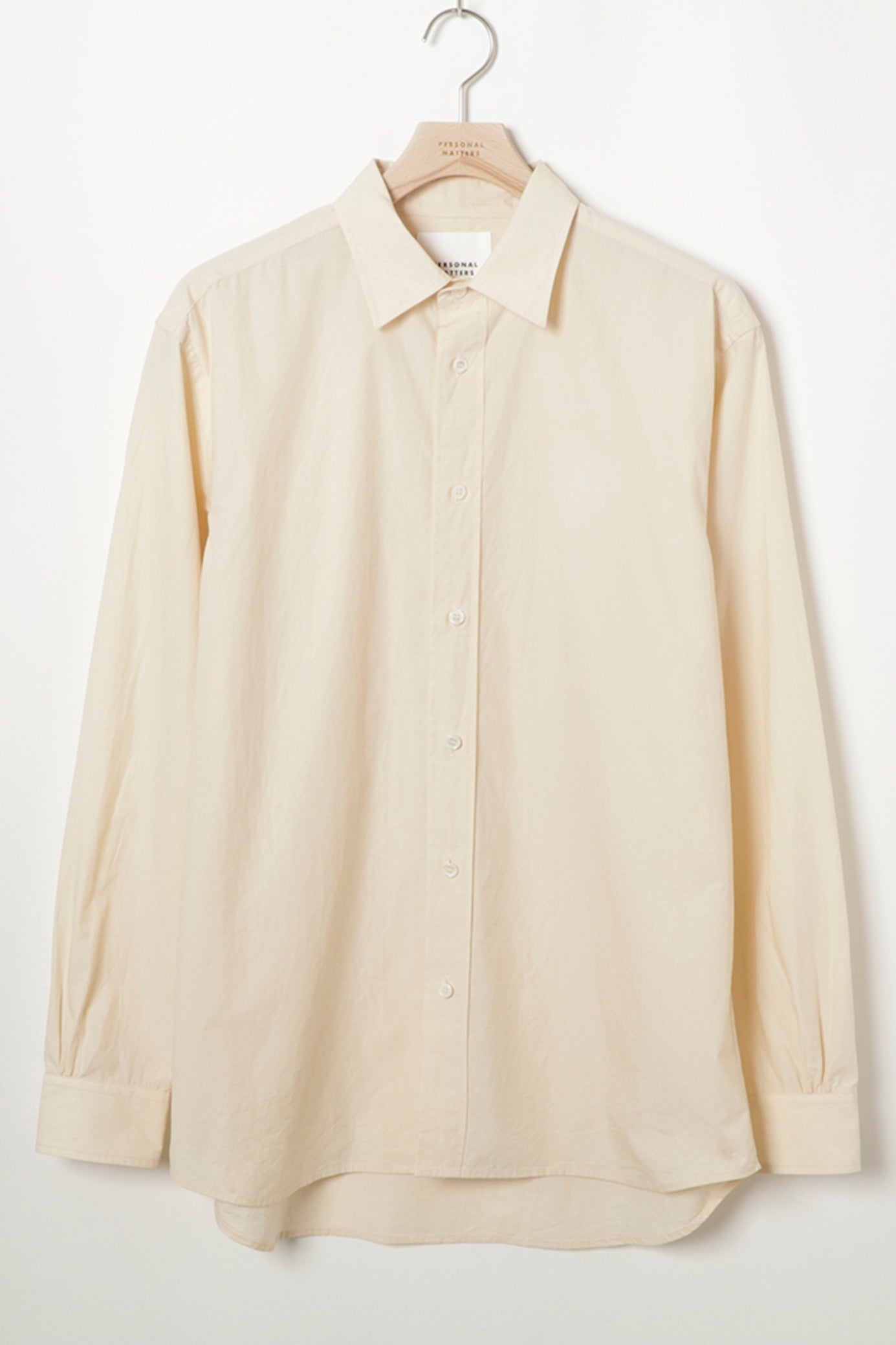 PERSONAL MATTERS / Organic Cotton Broad Shirt