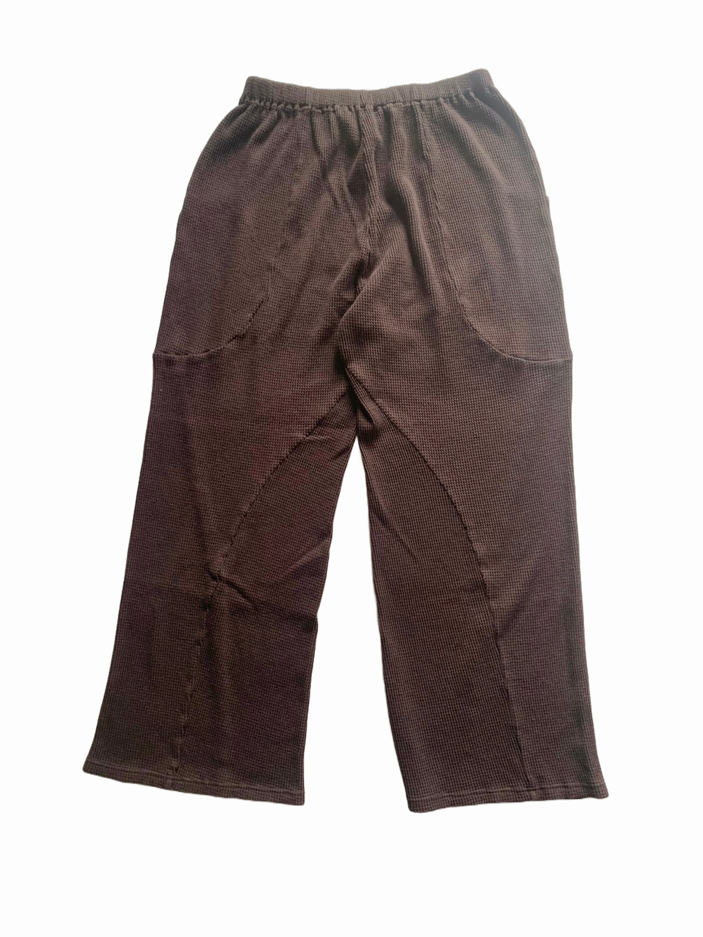 ANDER / WAFFLE CURVY PANTS