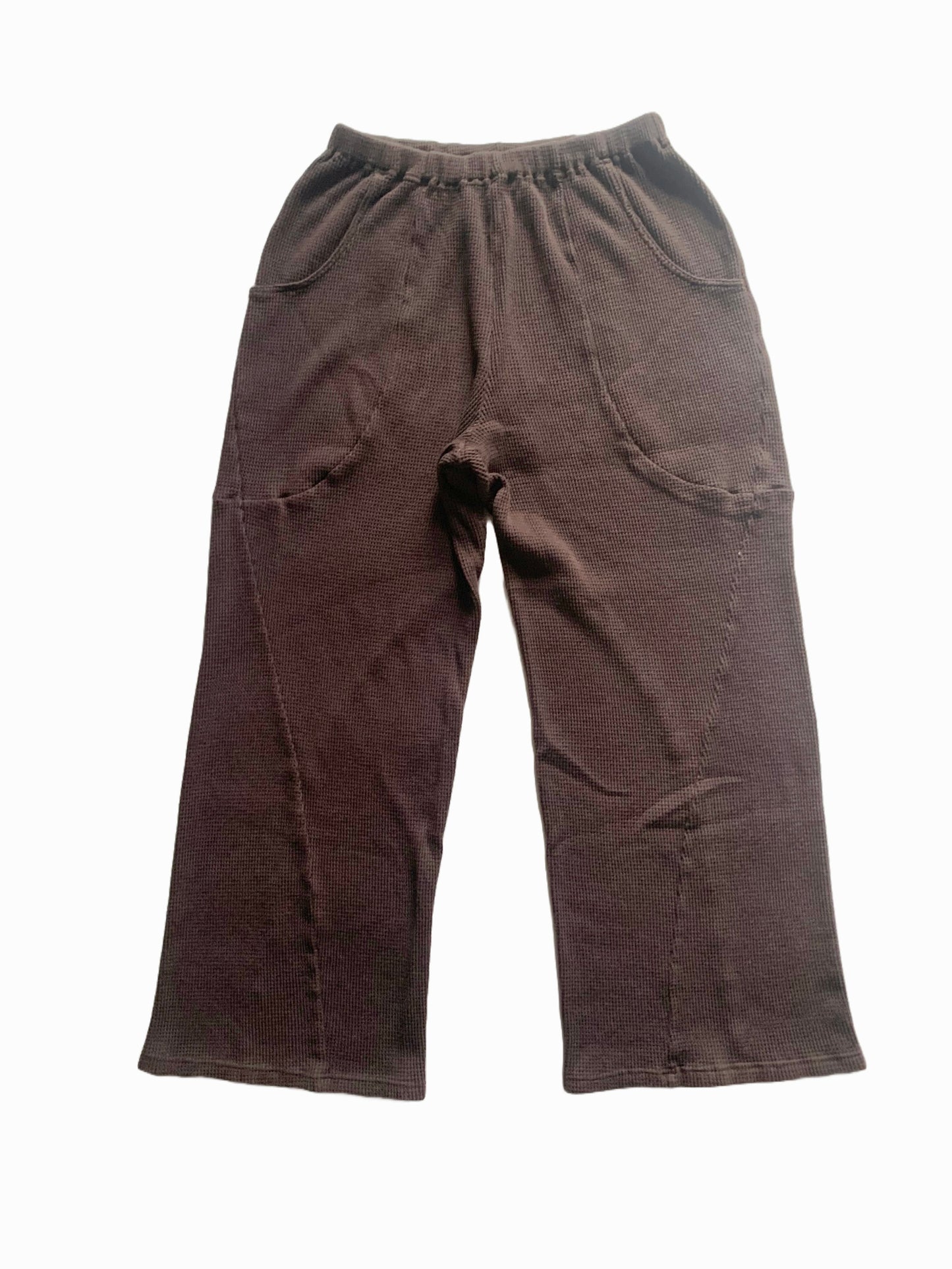 ANDER / WAFFLE CURVY PANTS