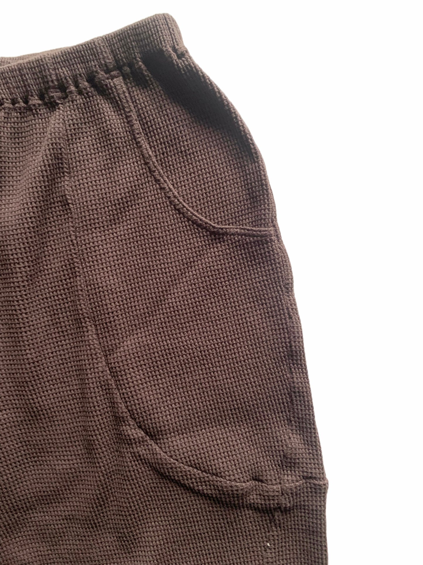 ANDER / WAFFLE CURVY PANTS