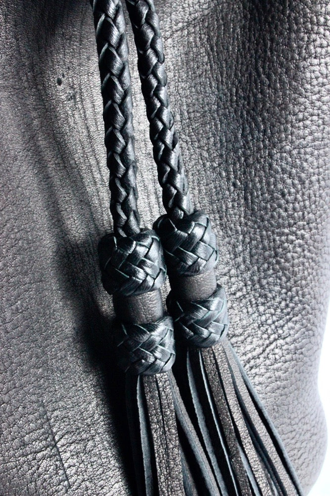 amarillo / Bucket Bag With Tassels