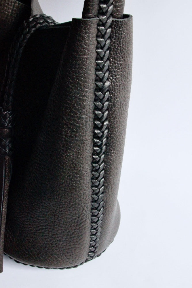 amarillo / Bucket Bag With Tassels