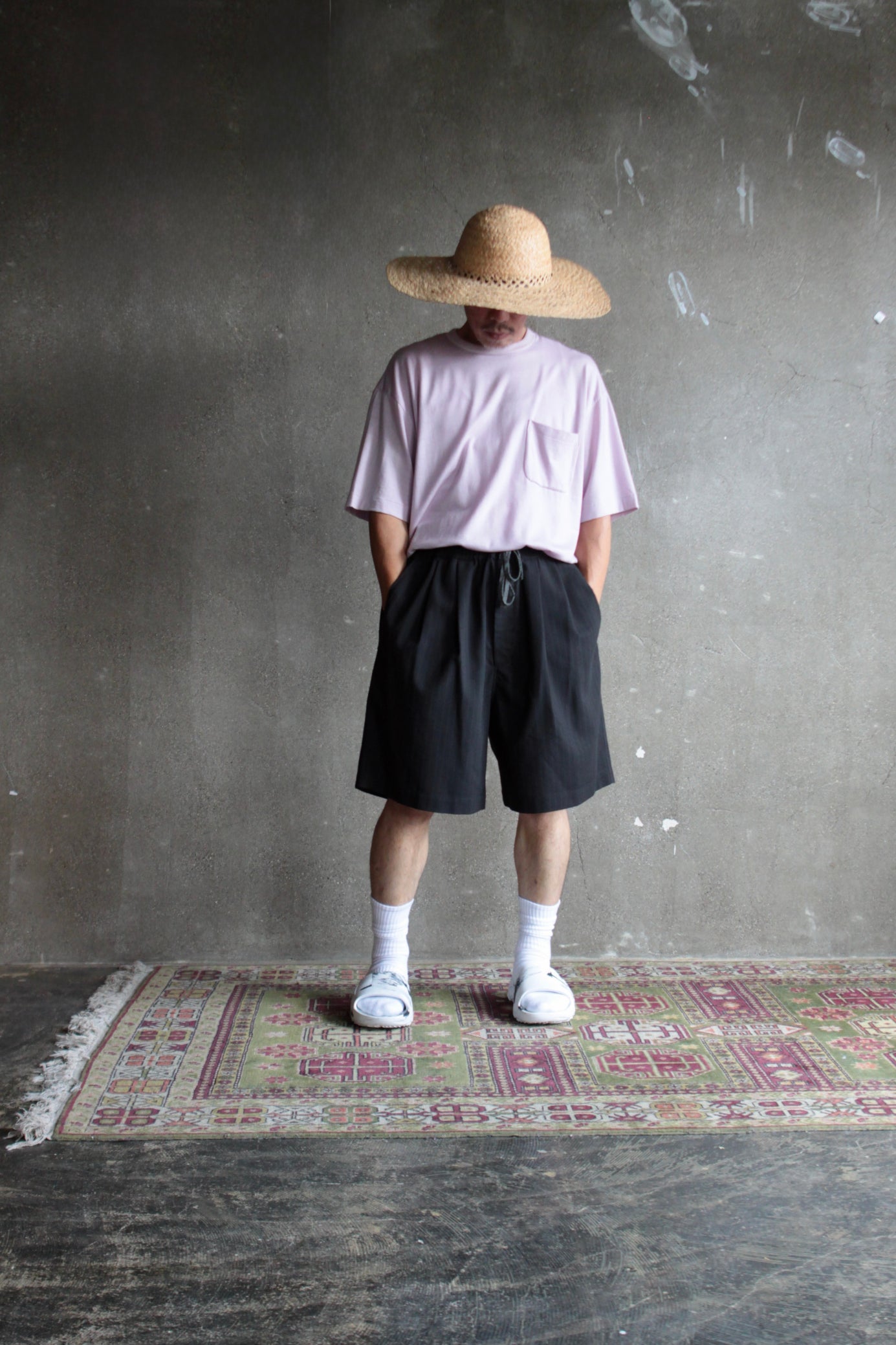 awasa / super100's wool t-shirts