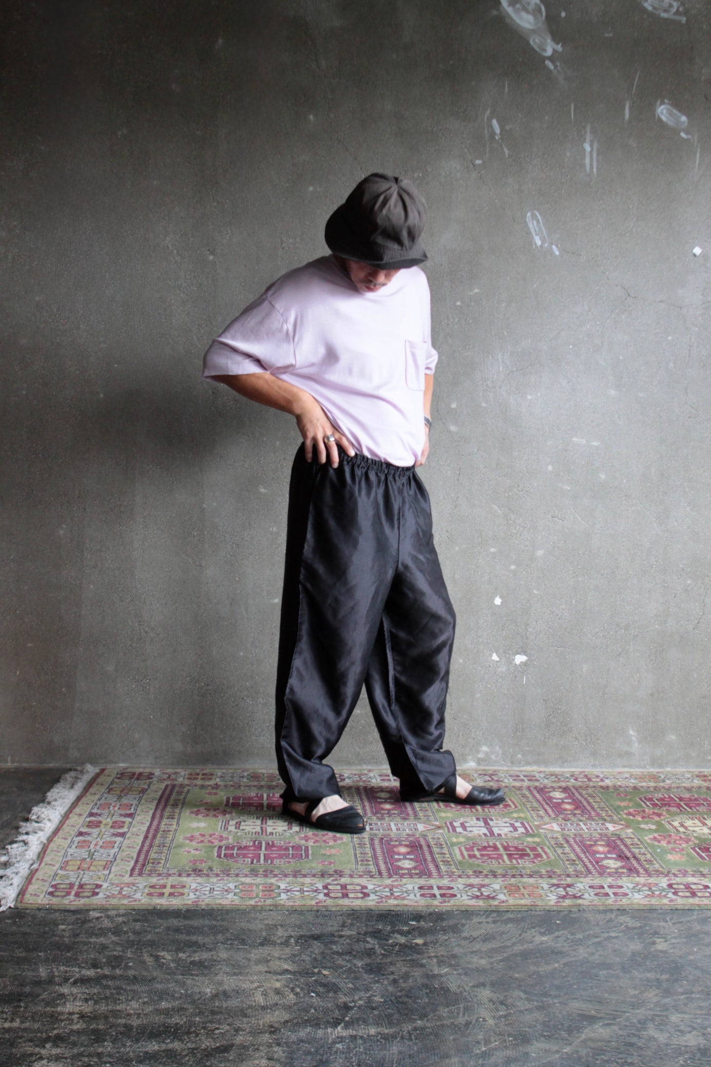 awasa / super100's wool t-shirts