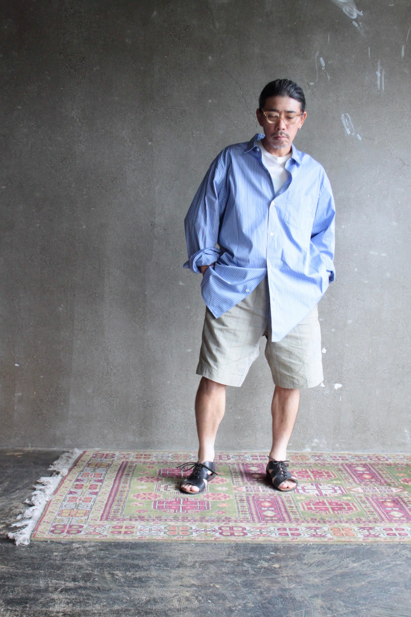 awasa /awasa regular collar shirts