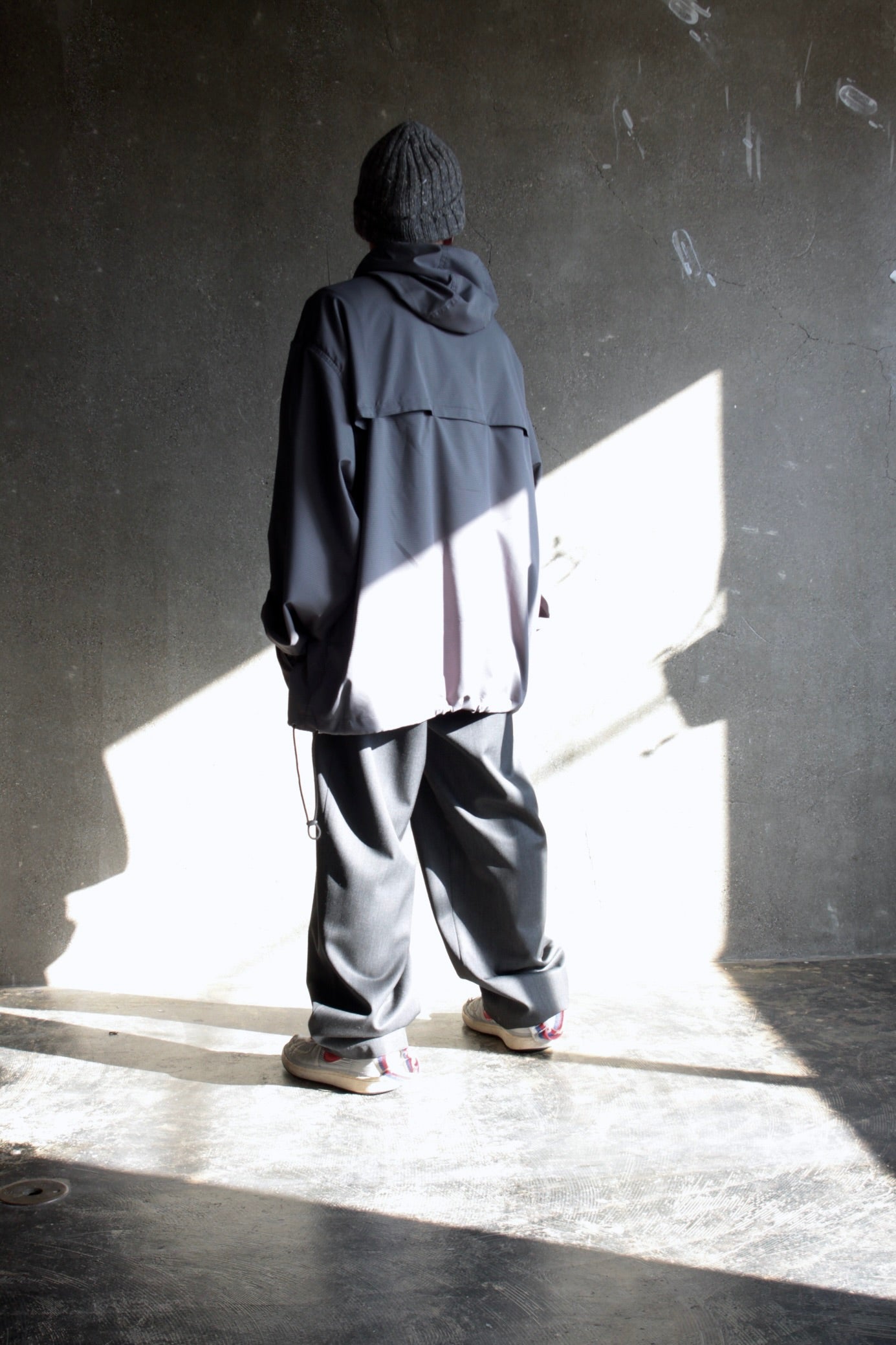 Squeezed Design / RIPSTOP SWEAT LINED ANORAK