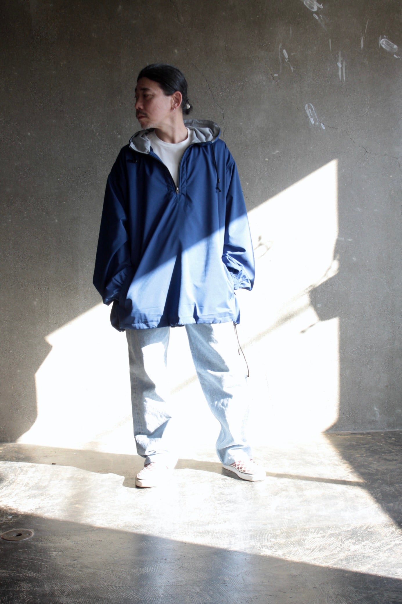 Squeezed Design / RIPSTOP SWEAT LINED ANORAK