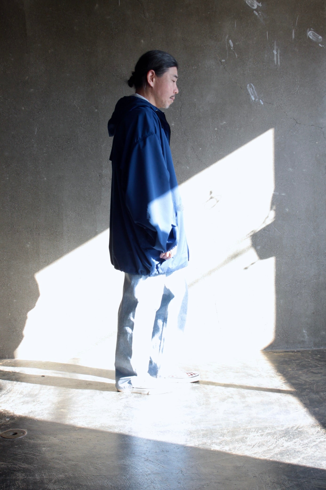 Squeezed Design / RIPSTOP SWEAT LINED ANORAK