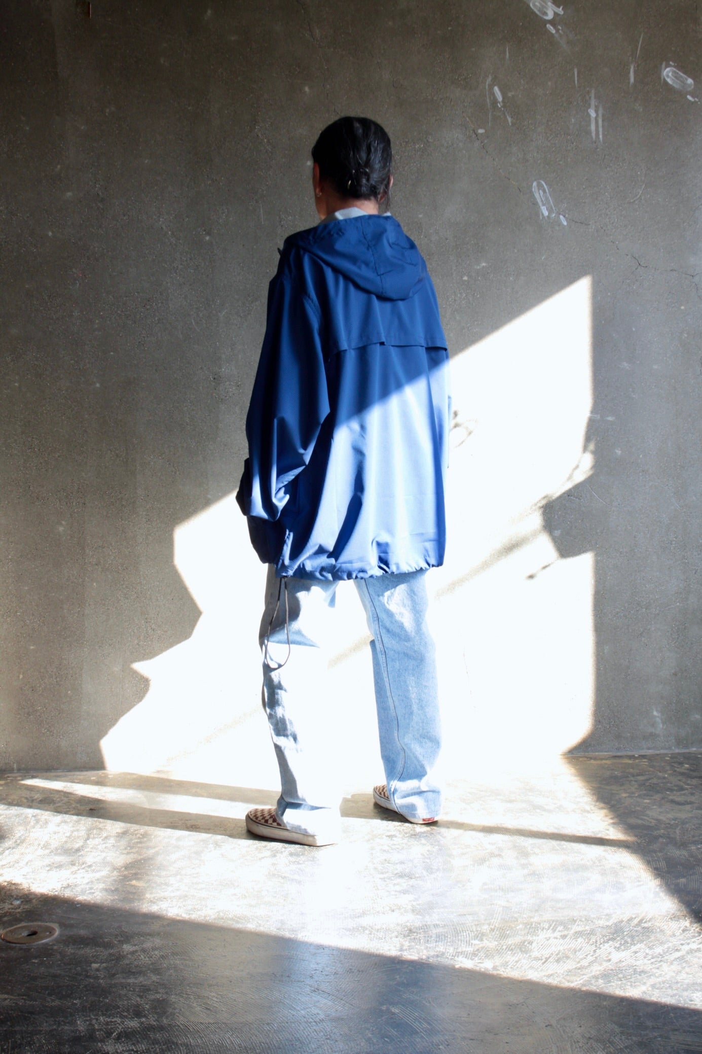 Squeezed Design / RIPSTOP SWEAT LINED ANORAK