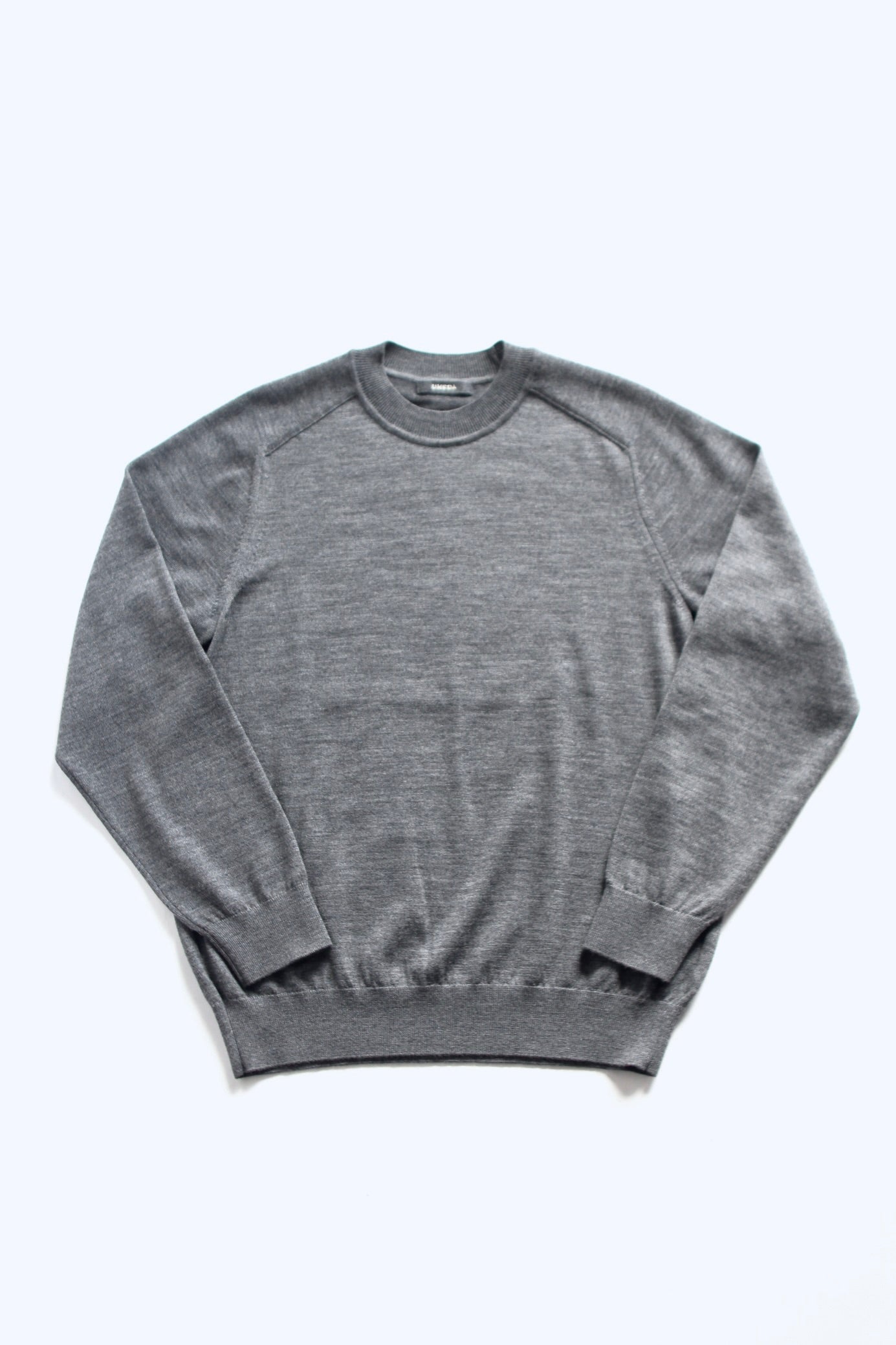 UMEDA / 12GG WOOL CREW NECK PULLOVER