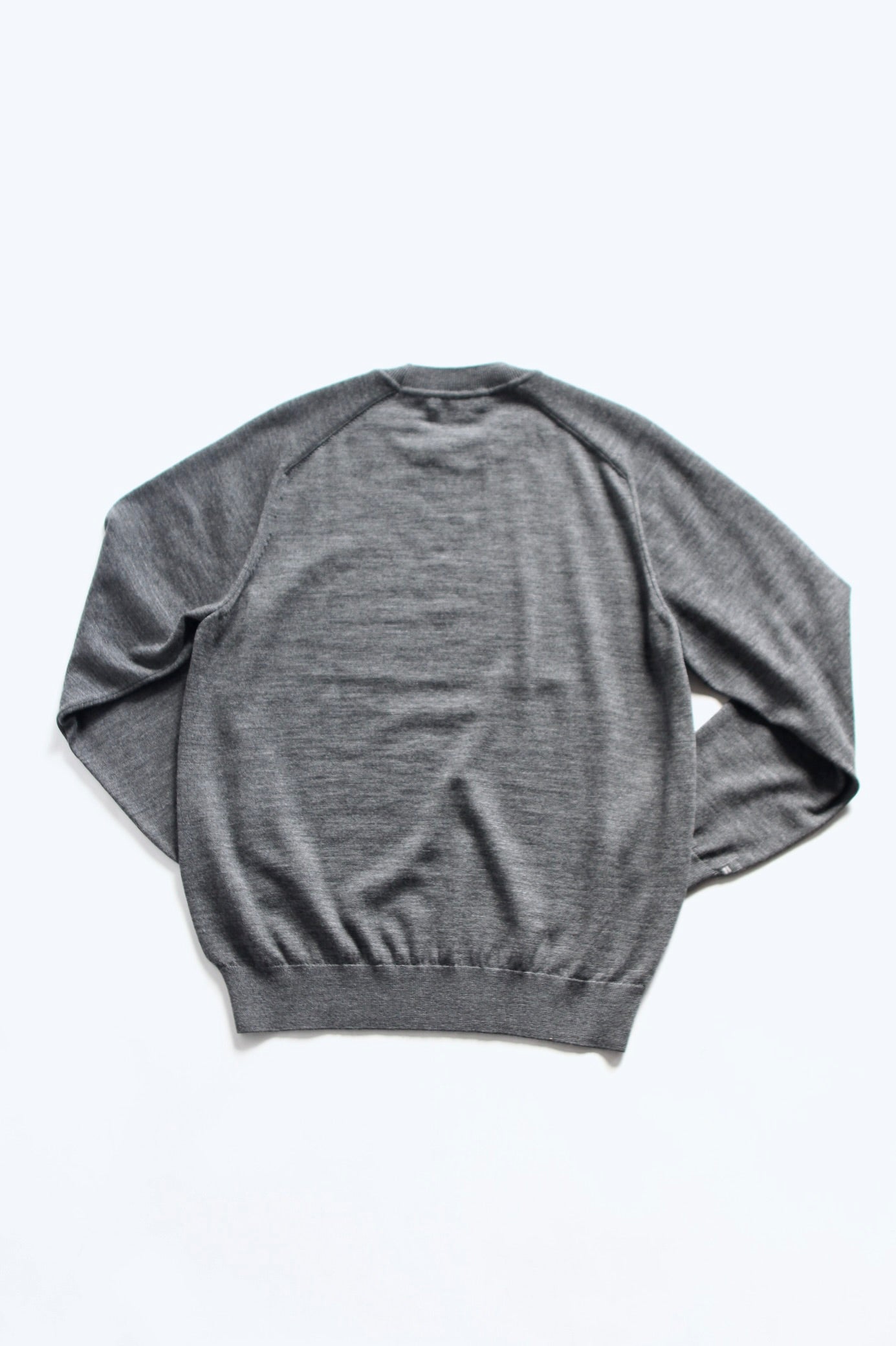 UMEDA / 12GG WOOL CREW NECK PULLOVER