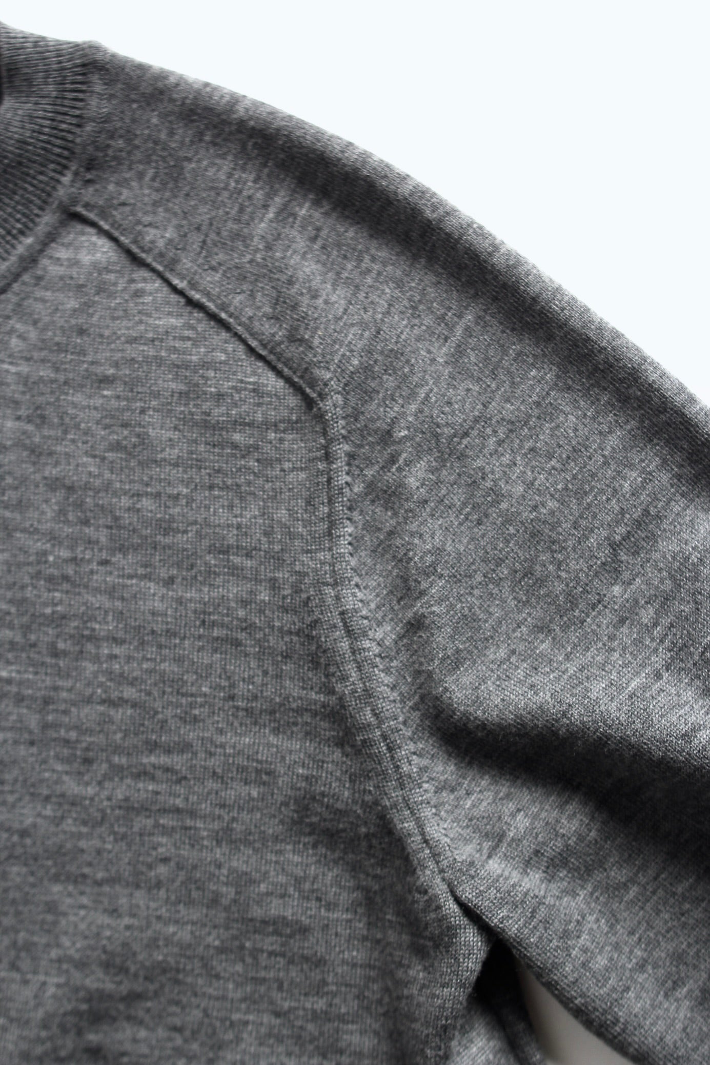 UMEDA / 12GG WOOL CREW NECK PULLOVER