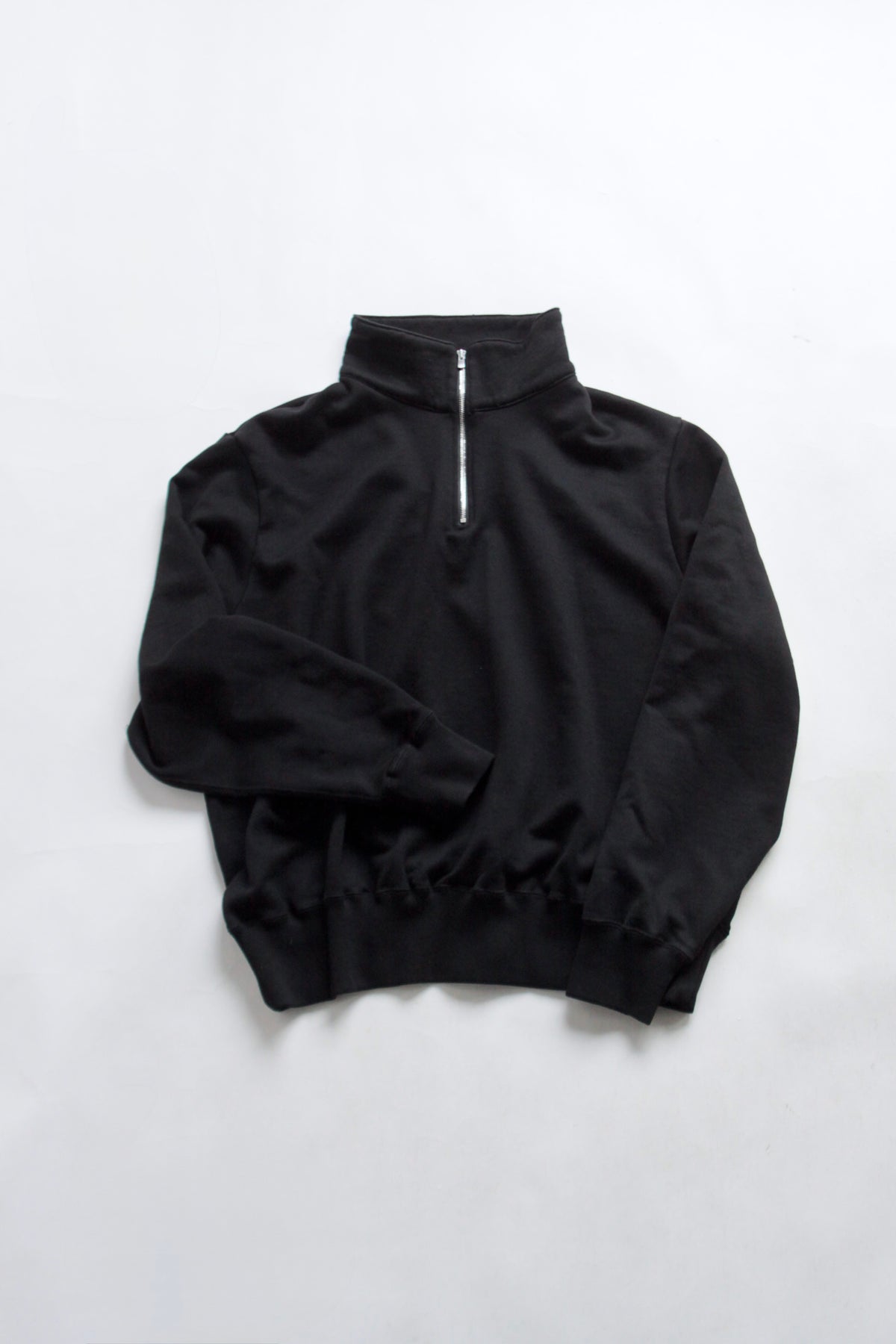 awasa /supima aging cotton half zip sweat