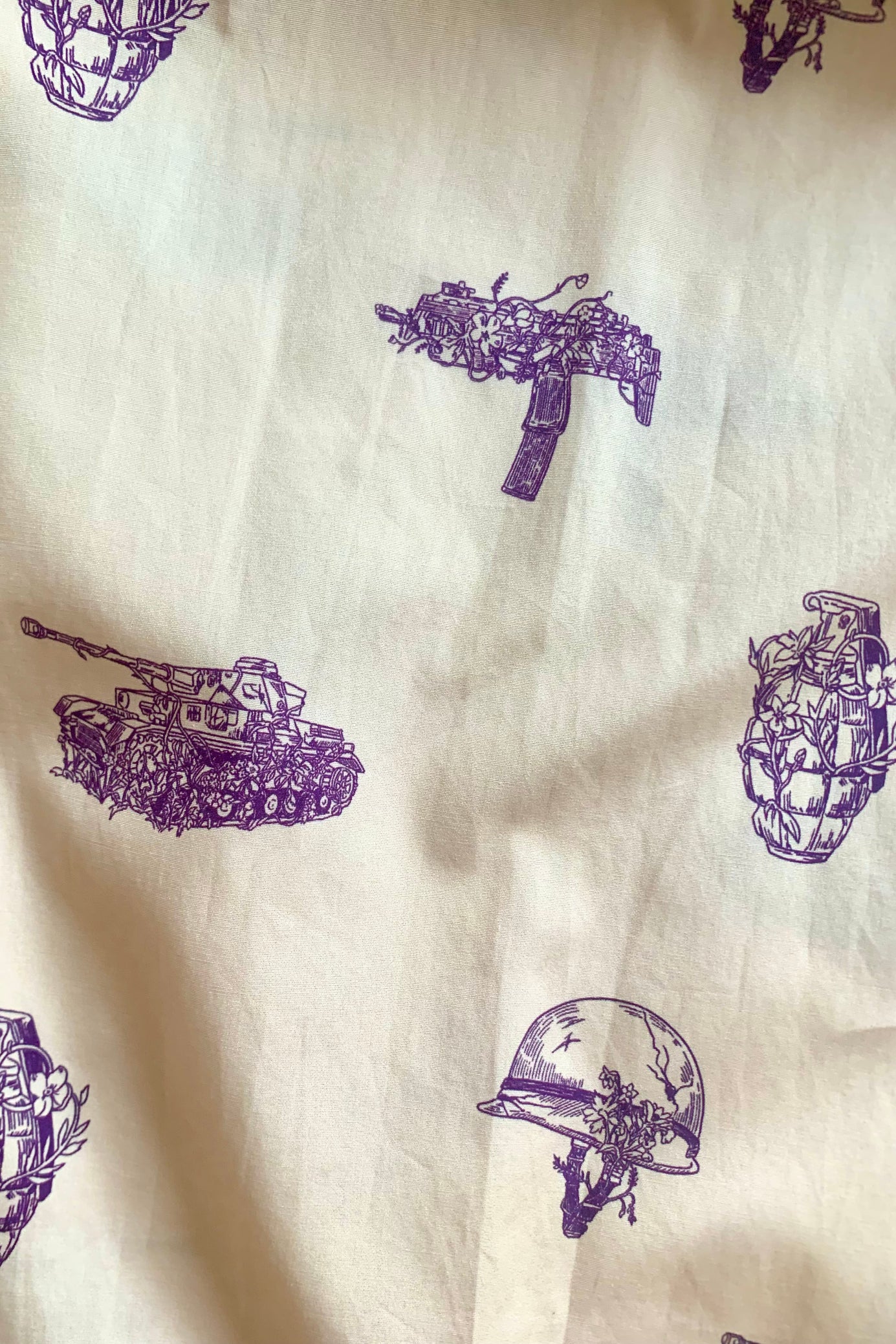 roundabout /Patterned Big Ballon Pants