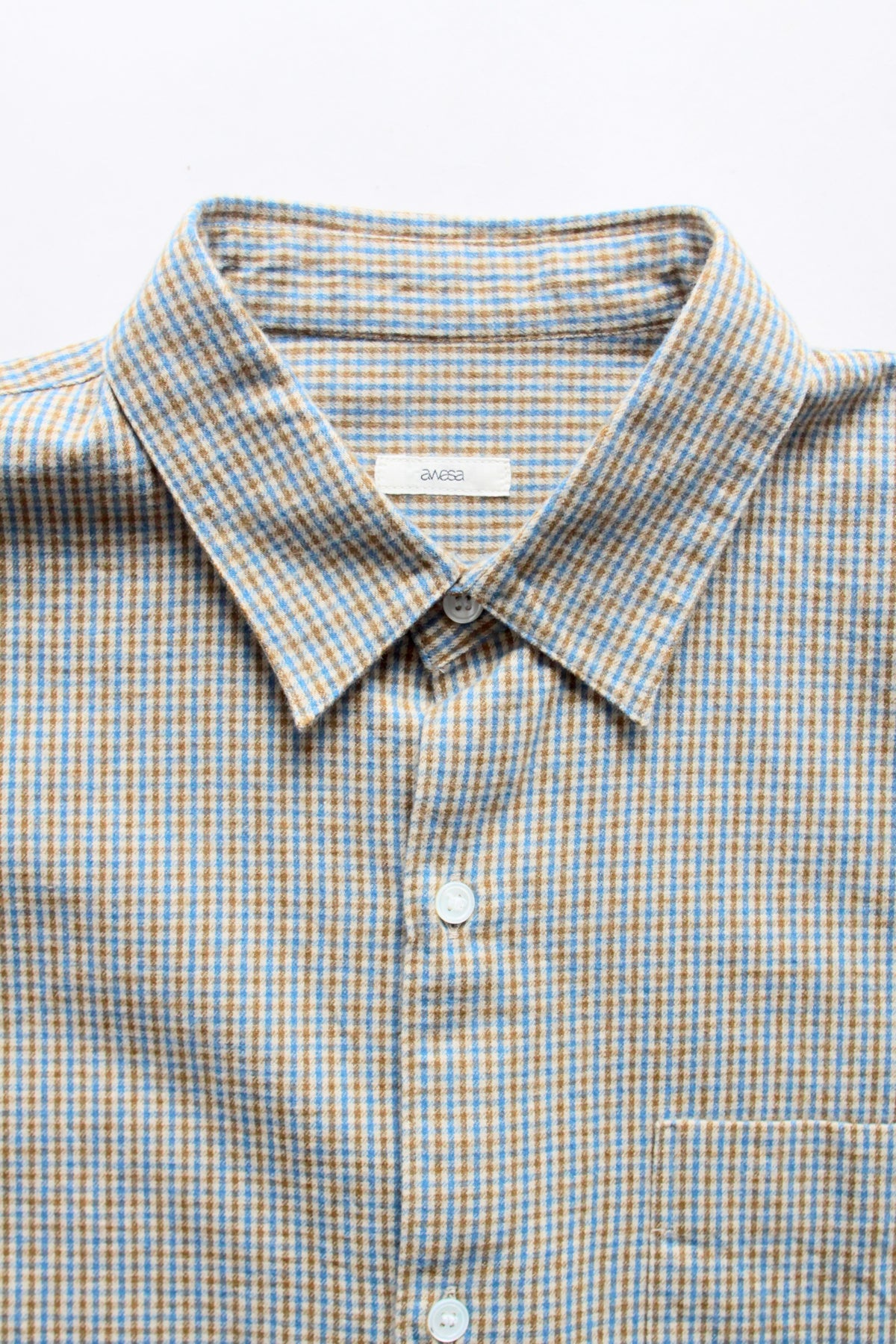 awasa / regular collar cotton nel shirts