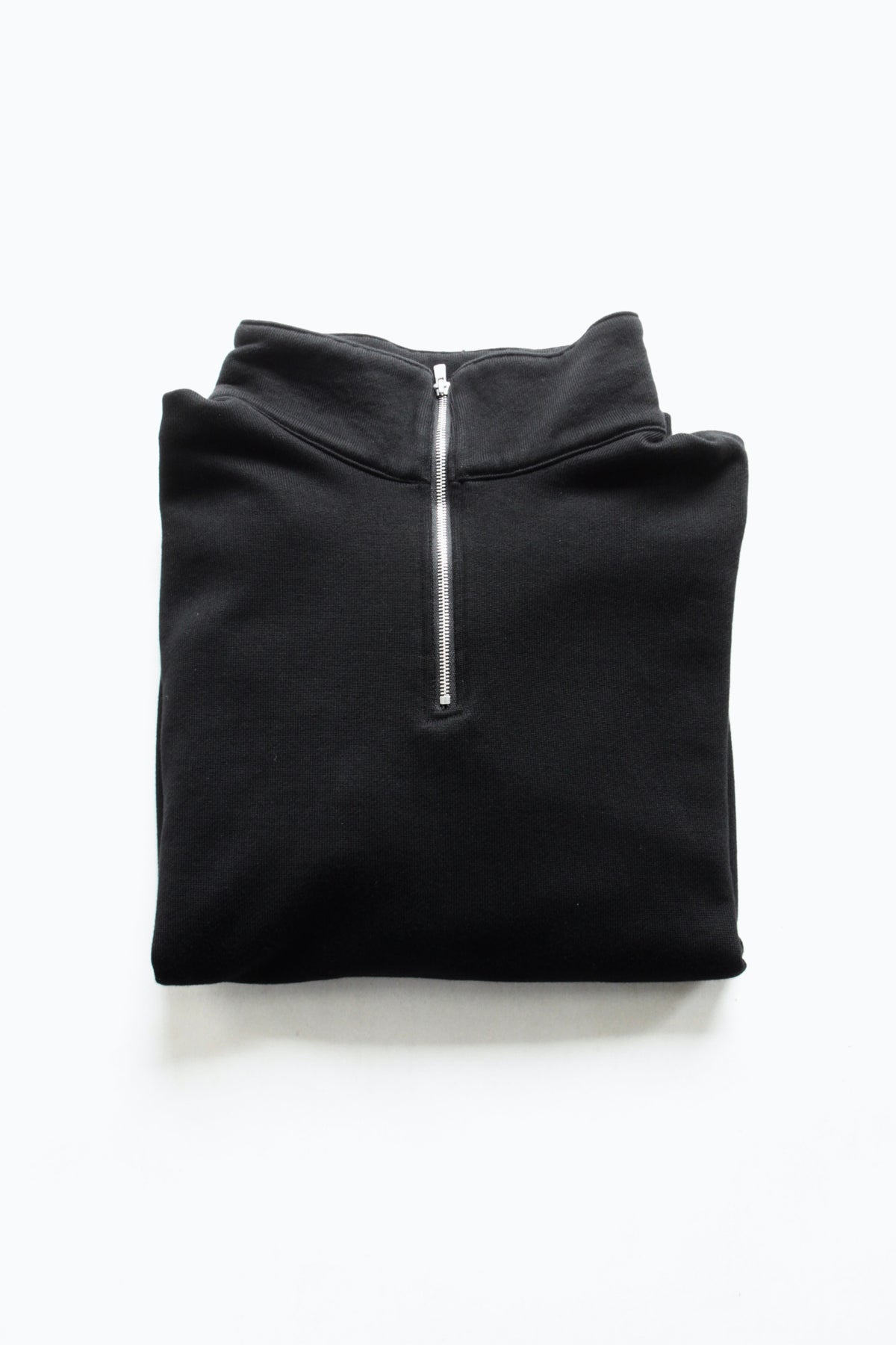 awasa /supima aging cotton half zip sweat