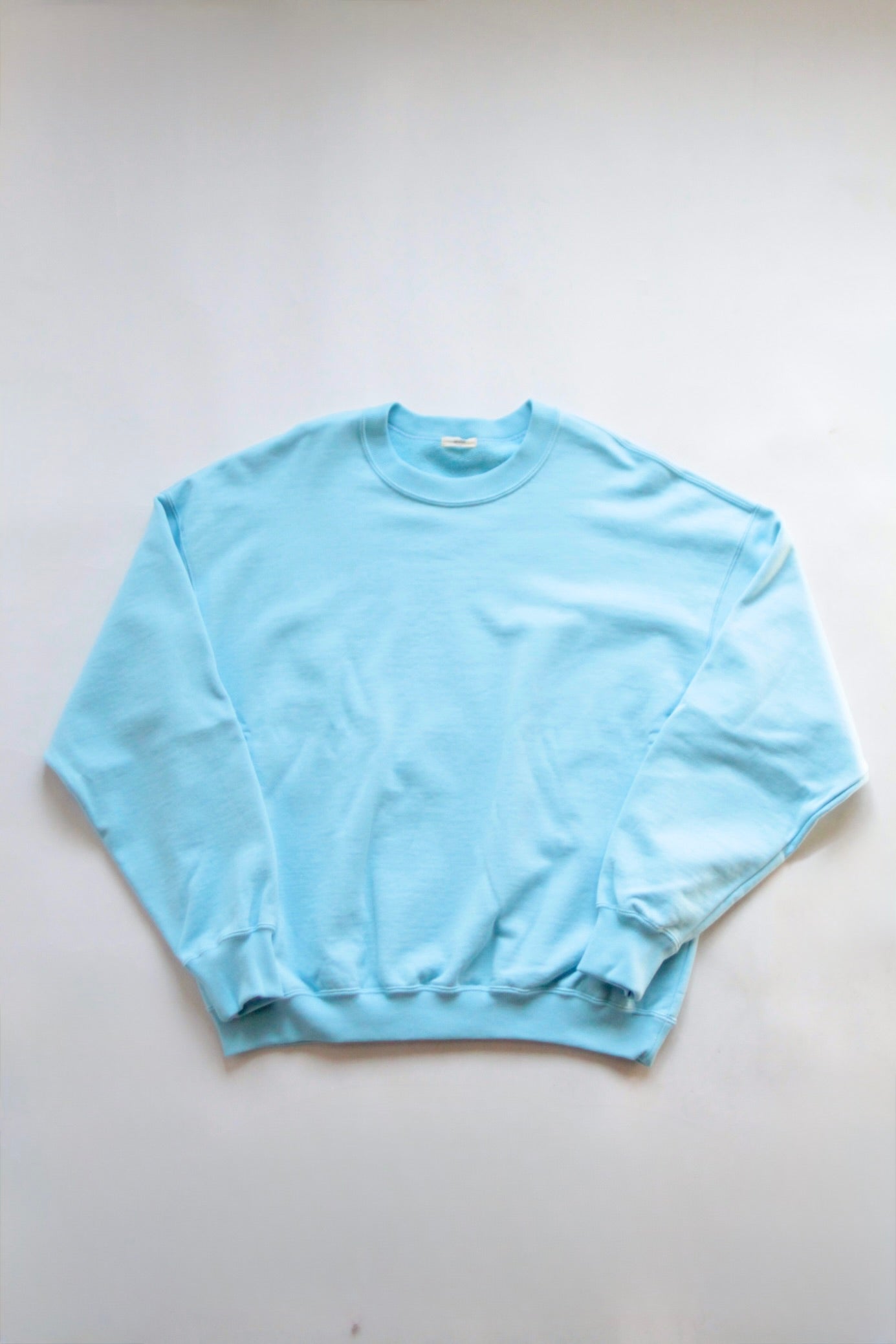 awasa /supima aging cotton crew neck sweatshirt