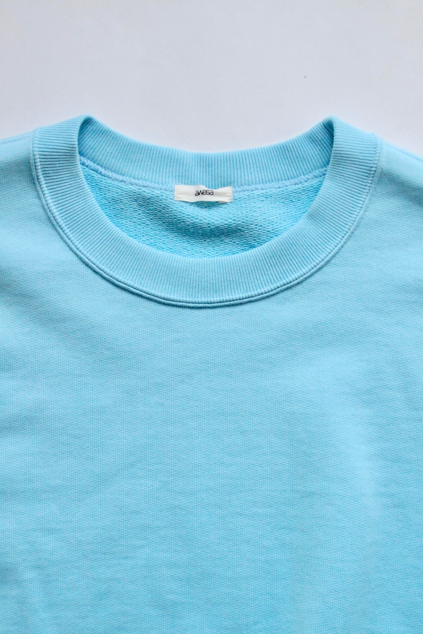 awasa /supima aging cotton crew neck sweatshirt