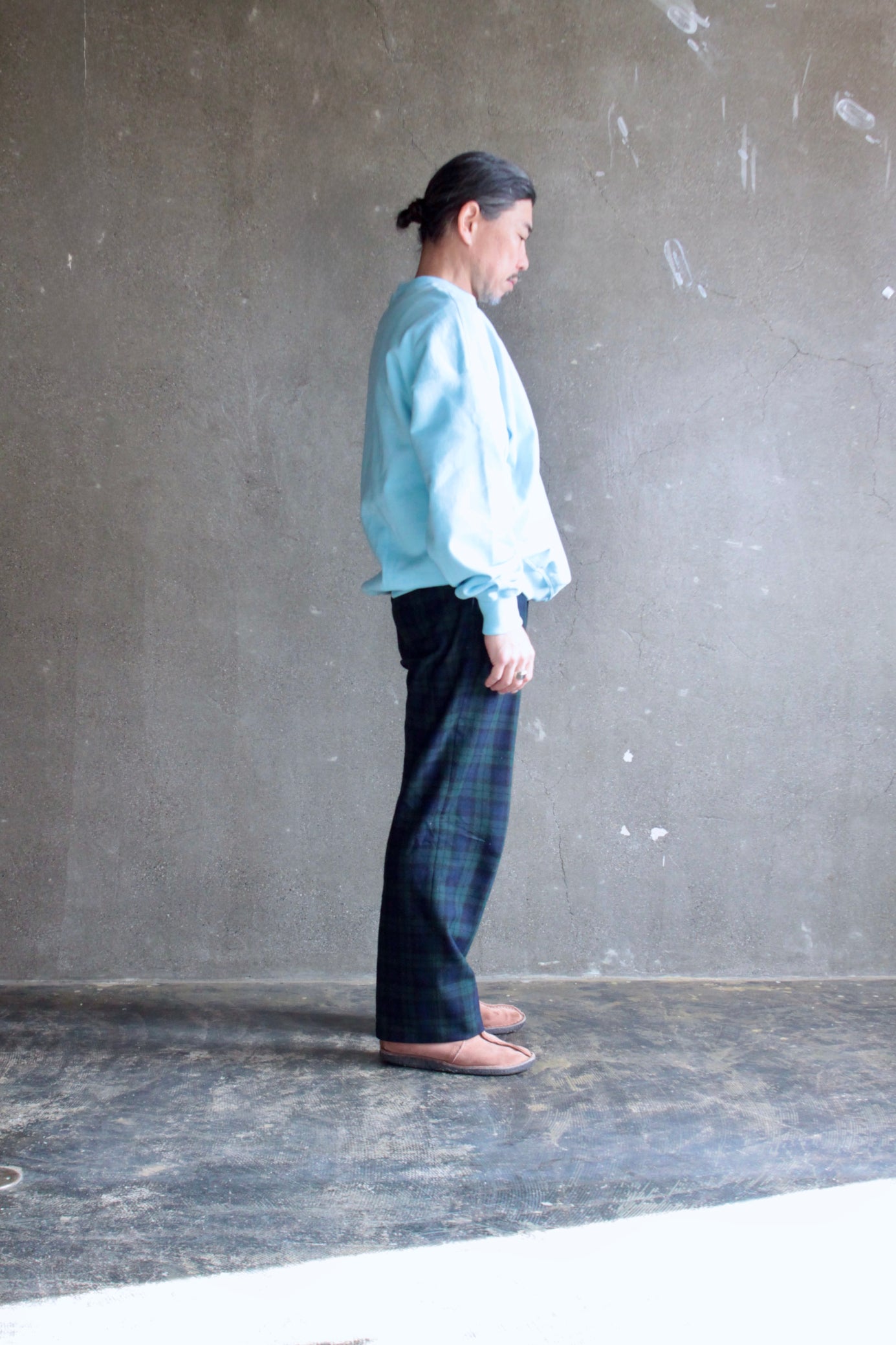 awasa /supima aging cotton crew neck sweatshirt