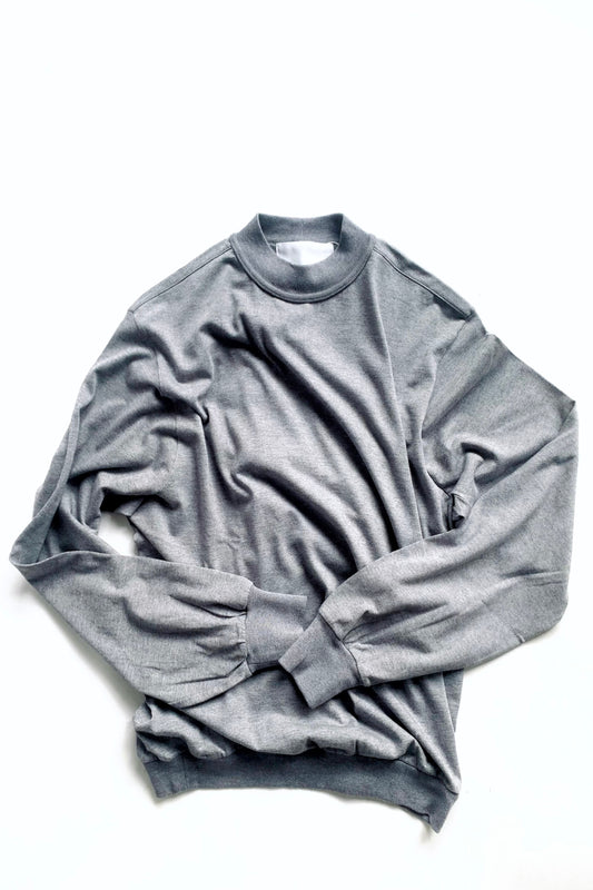 K.ITO / COTTON CASHMERE MOCK NECK L/S-T
