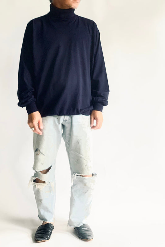 K.ITO / COTTON CASHMERE TURTLE NECK L/S-T
