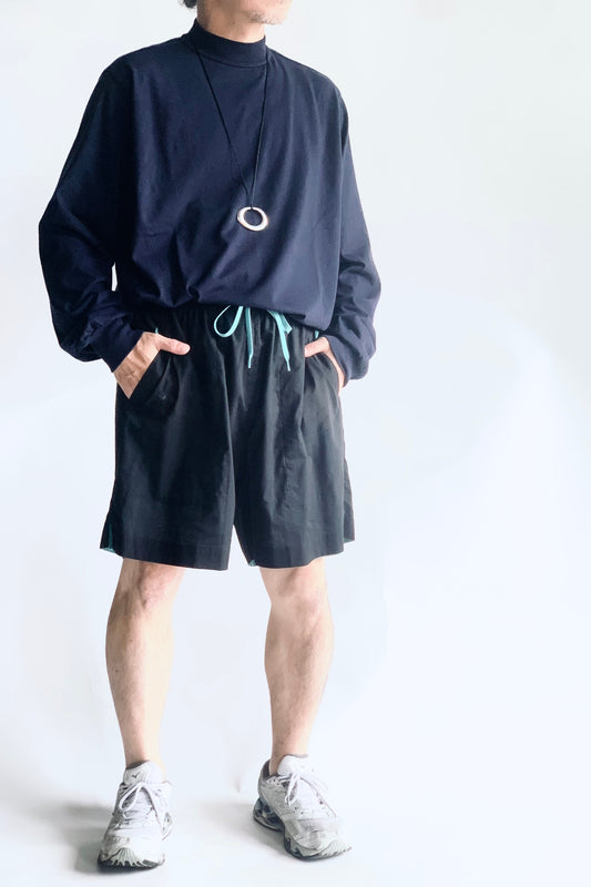 K.ITO / COTTON CASHMERE MOCK NECK L/S-T