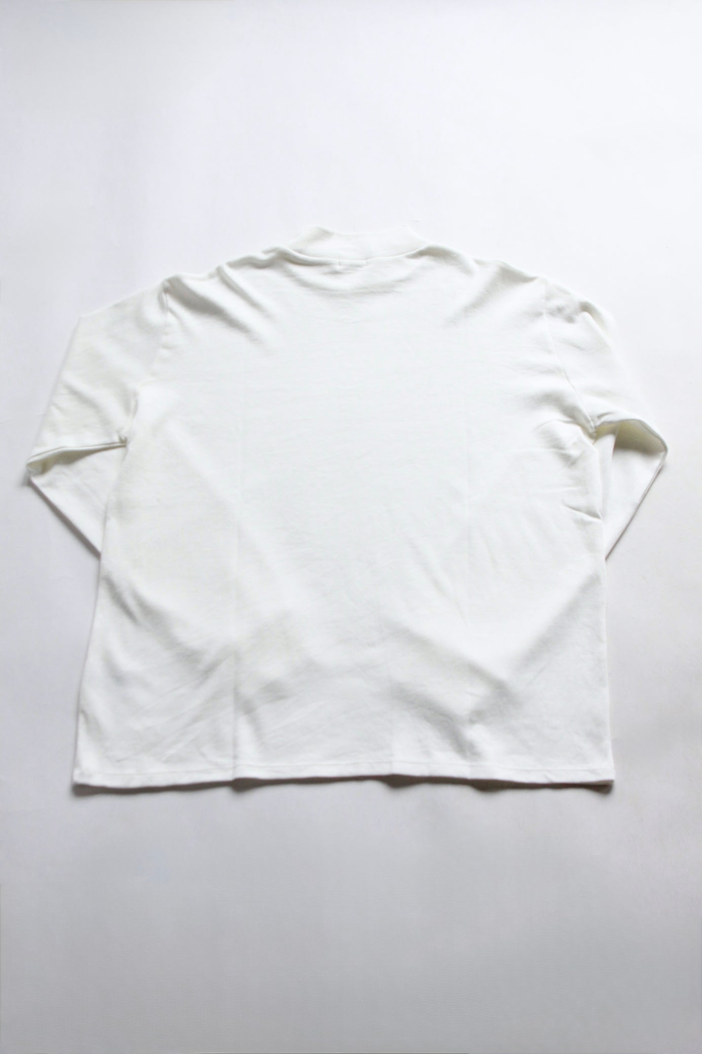 awasa /supima aging cotton smooth mock neck