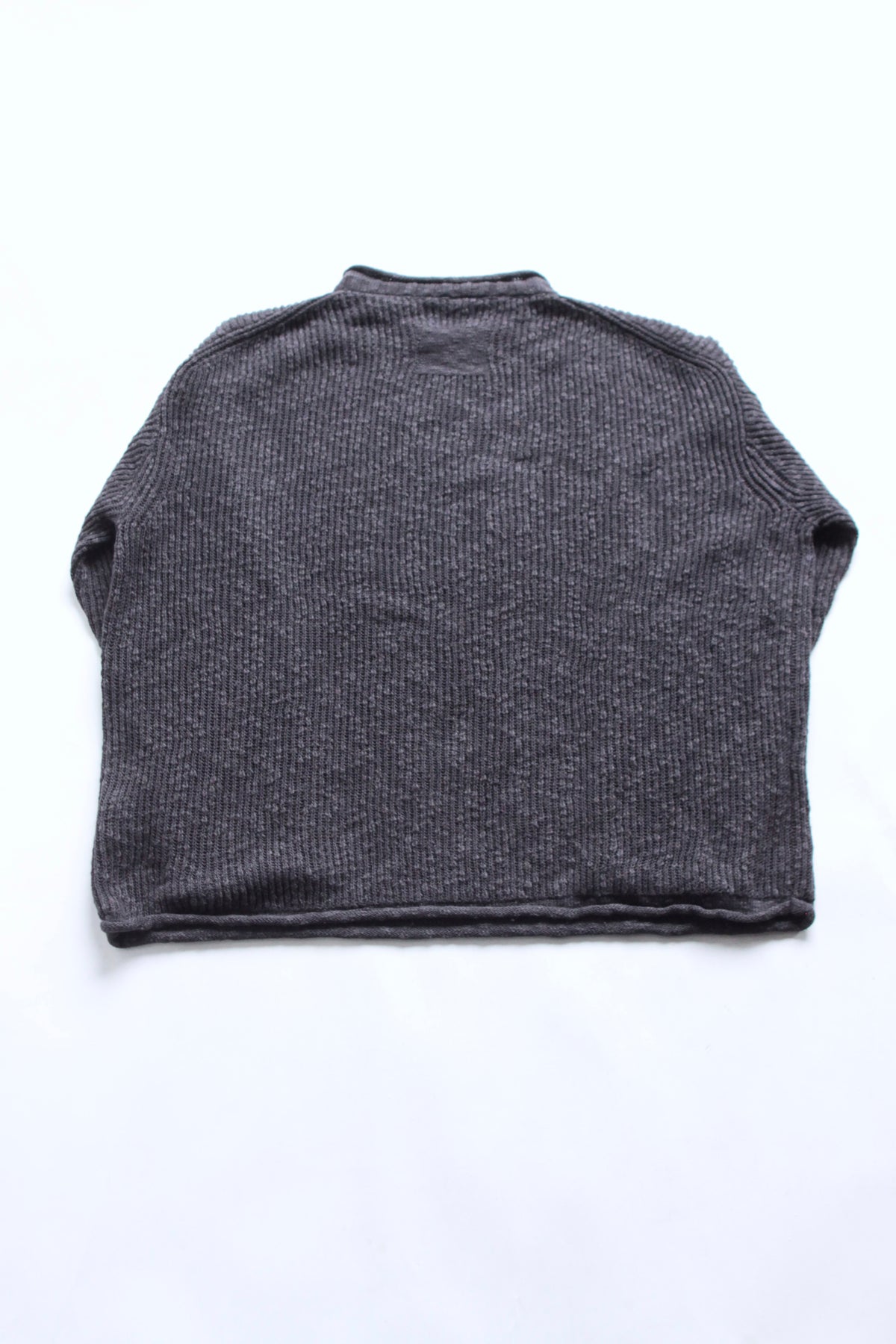 nakedgauze / COTTON LINEN LOOSE FIT SWEATER