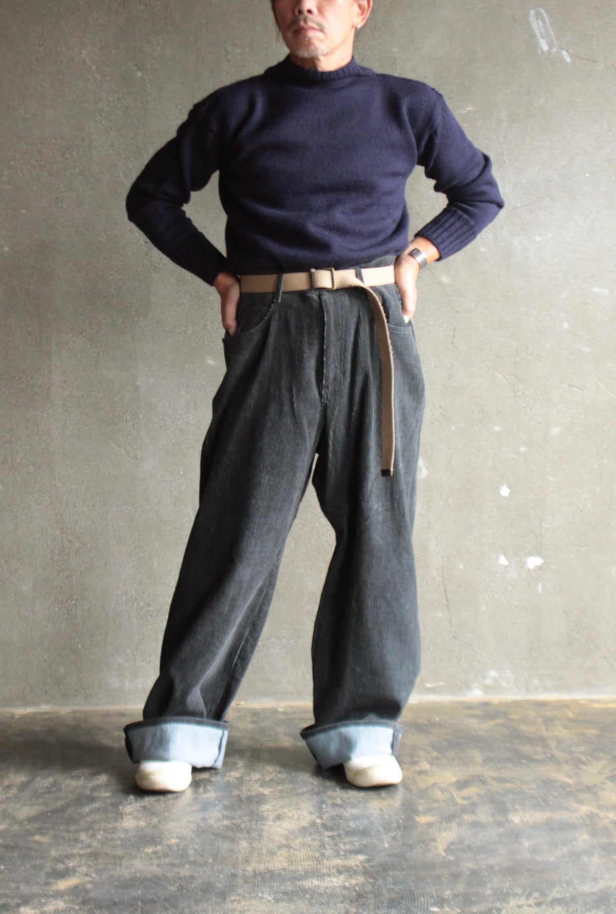 nakedgauze / SUMI CORDUROY ASHLEY PANTS