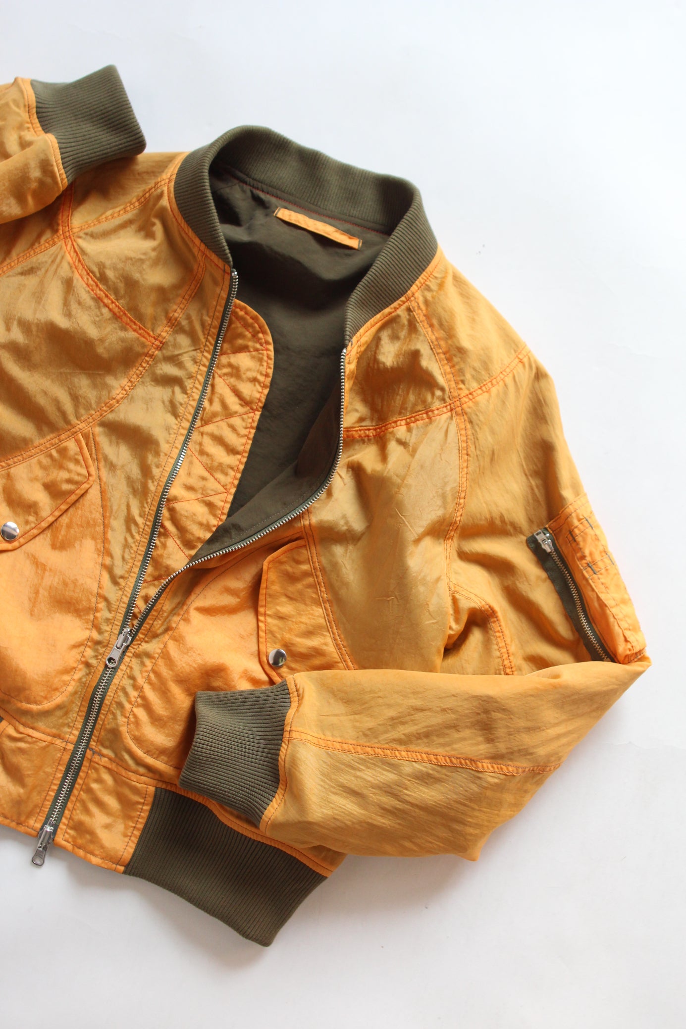 Fluss / SHEER NYLON FLIGHT BLOUSON