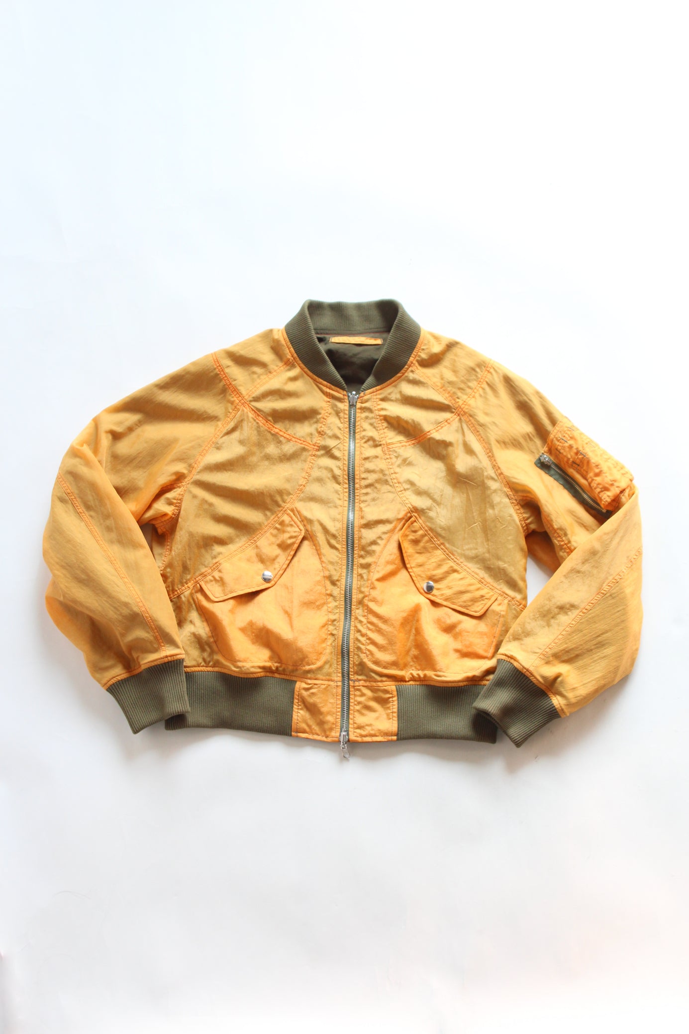 Fluss / SHEER NYLON FLIGHT BLOUSON