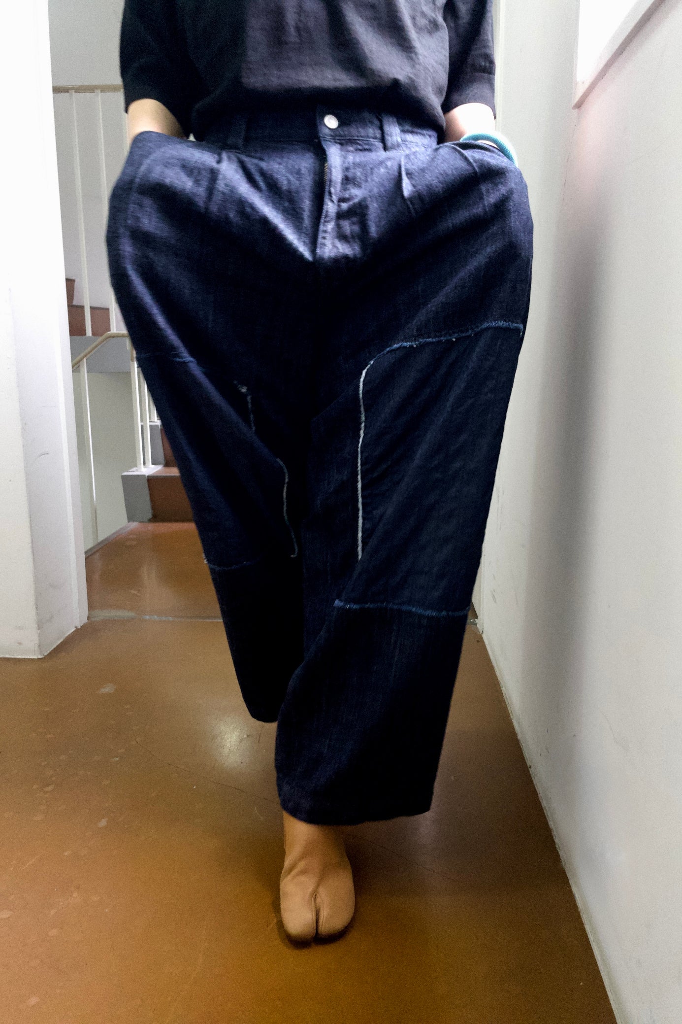 roundabout /Denim 2tuck Pants