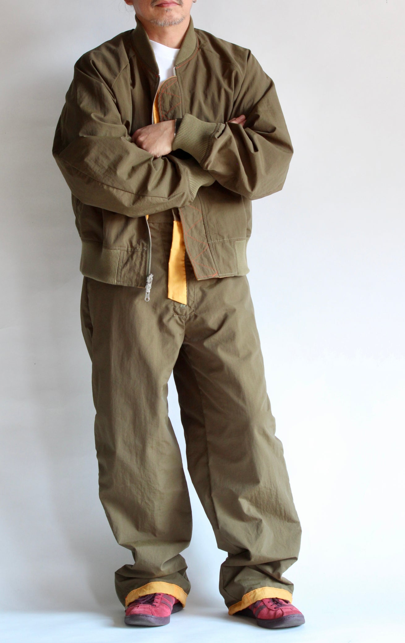 Fluss / SHEER NYLON FLIGHT TROUSERS