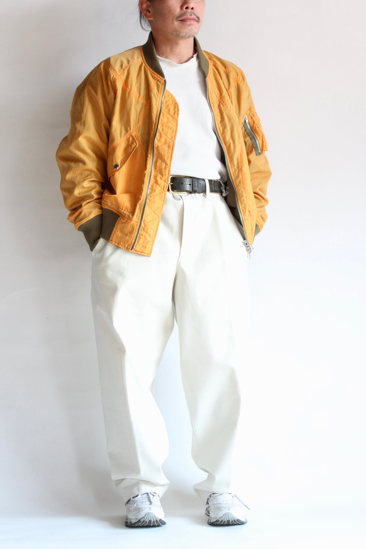 Fluss / SHEER NYLON FLIGHT BLOUSON