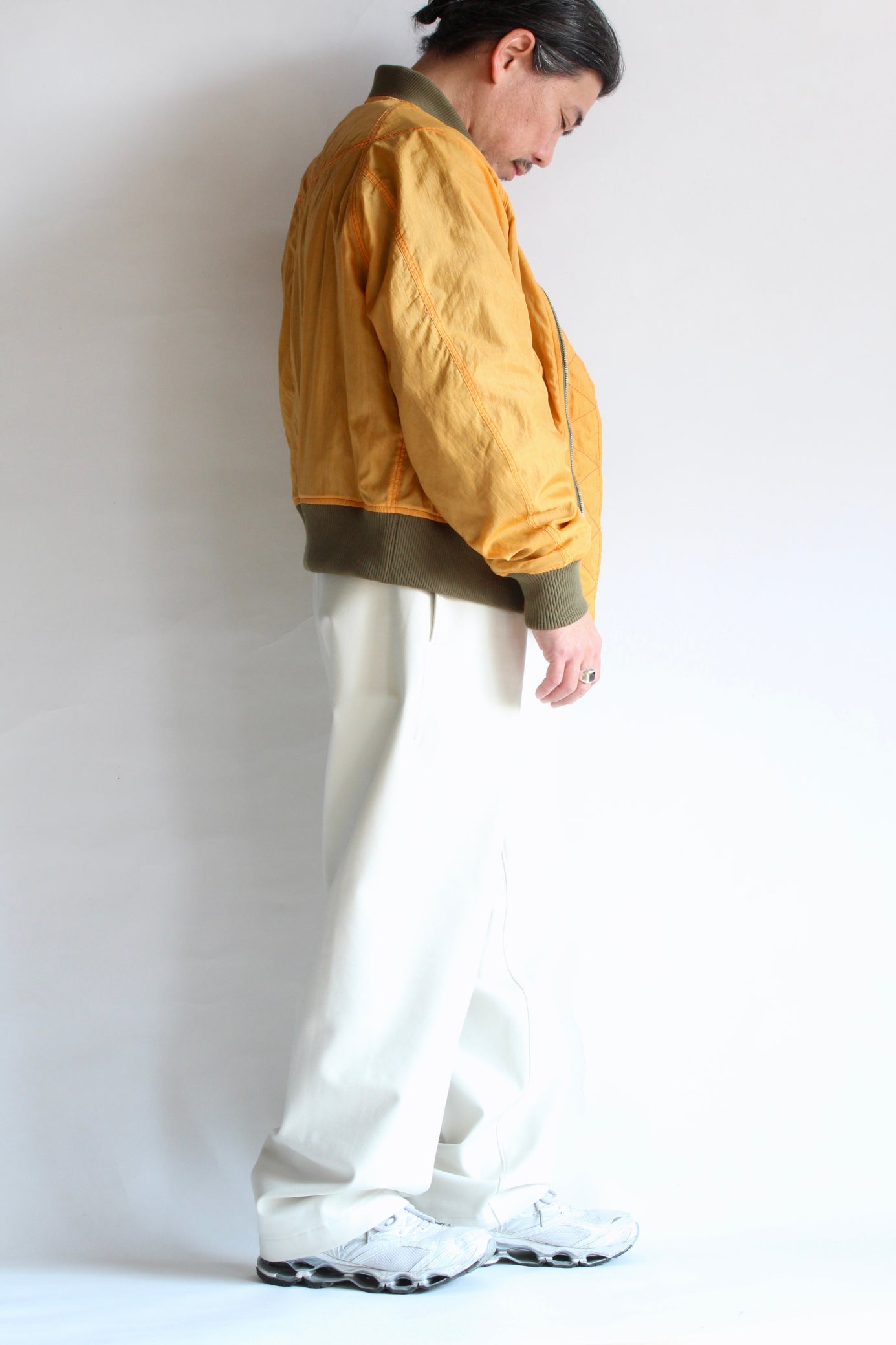 Fluss / SHEER NYLON FLIGHT BLOUSON