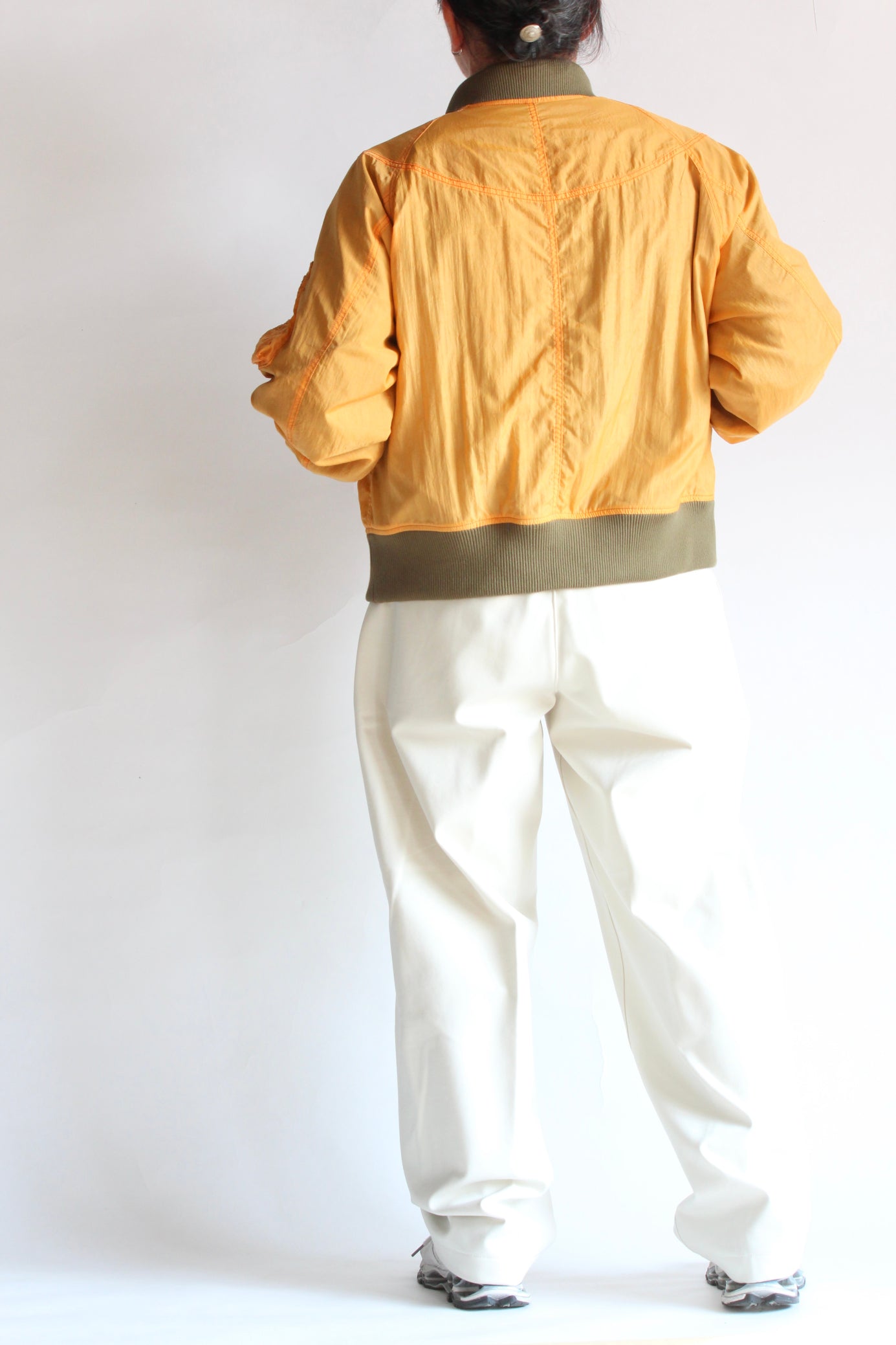 Fluss / SHEER NYLON FLIGHT BLOUSON