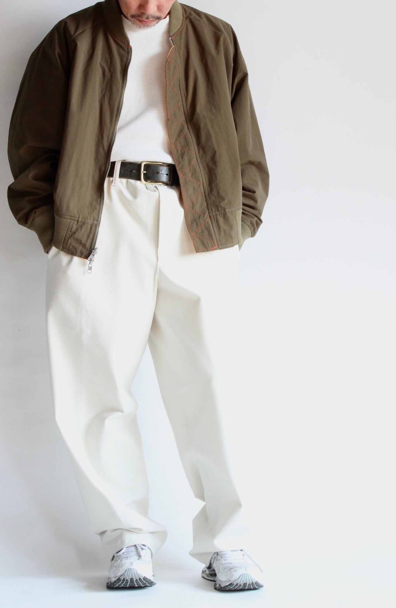 Fluss / SHEER NYLON FLIGHT BLOUSON