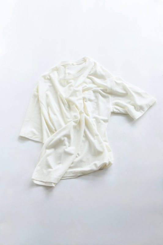 awasa / super100's wool t-shirts