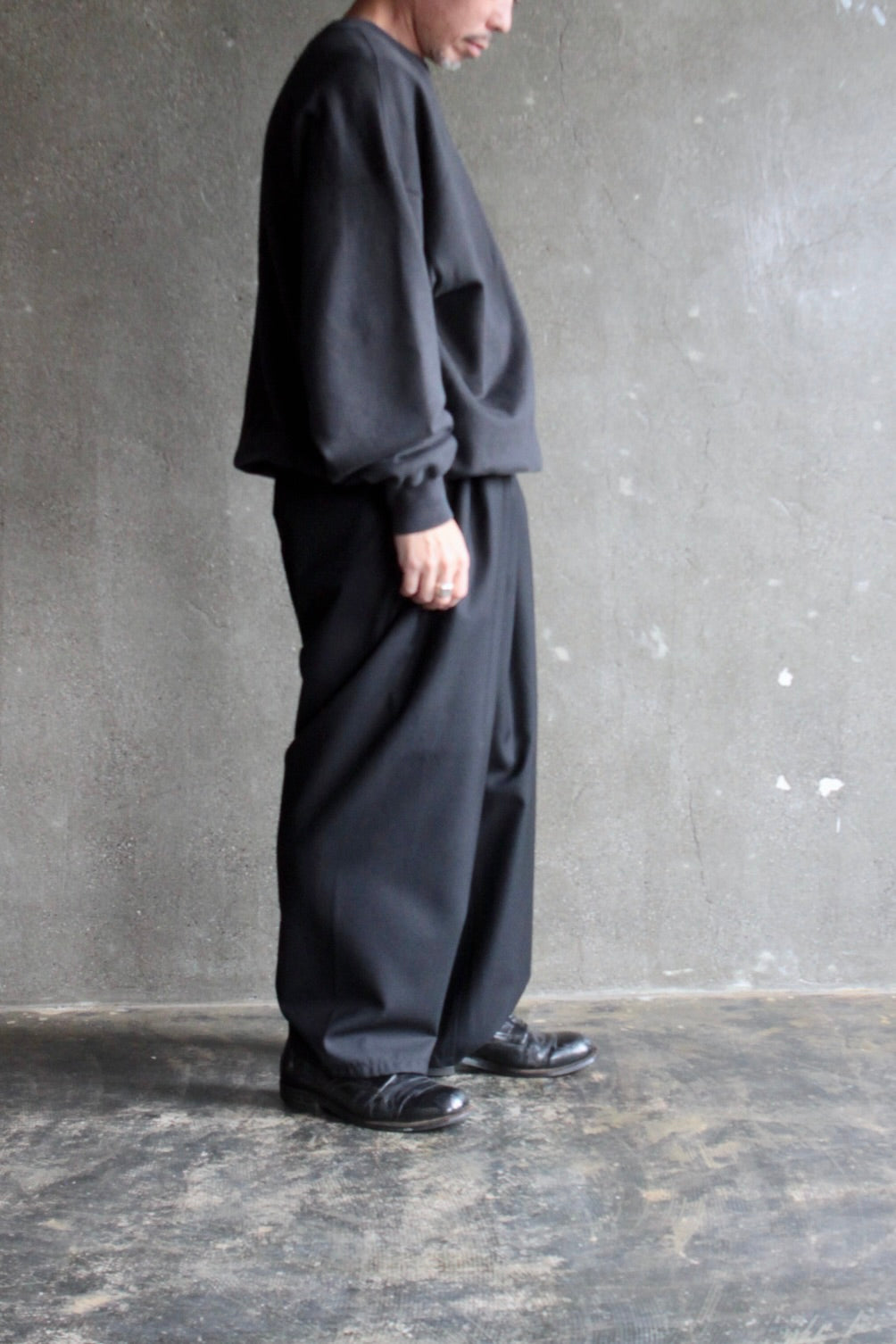 awasa /supima aging cotton crew neck sweatshirt