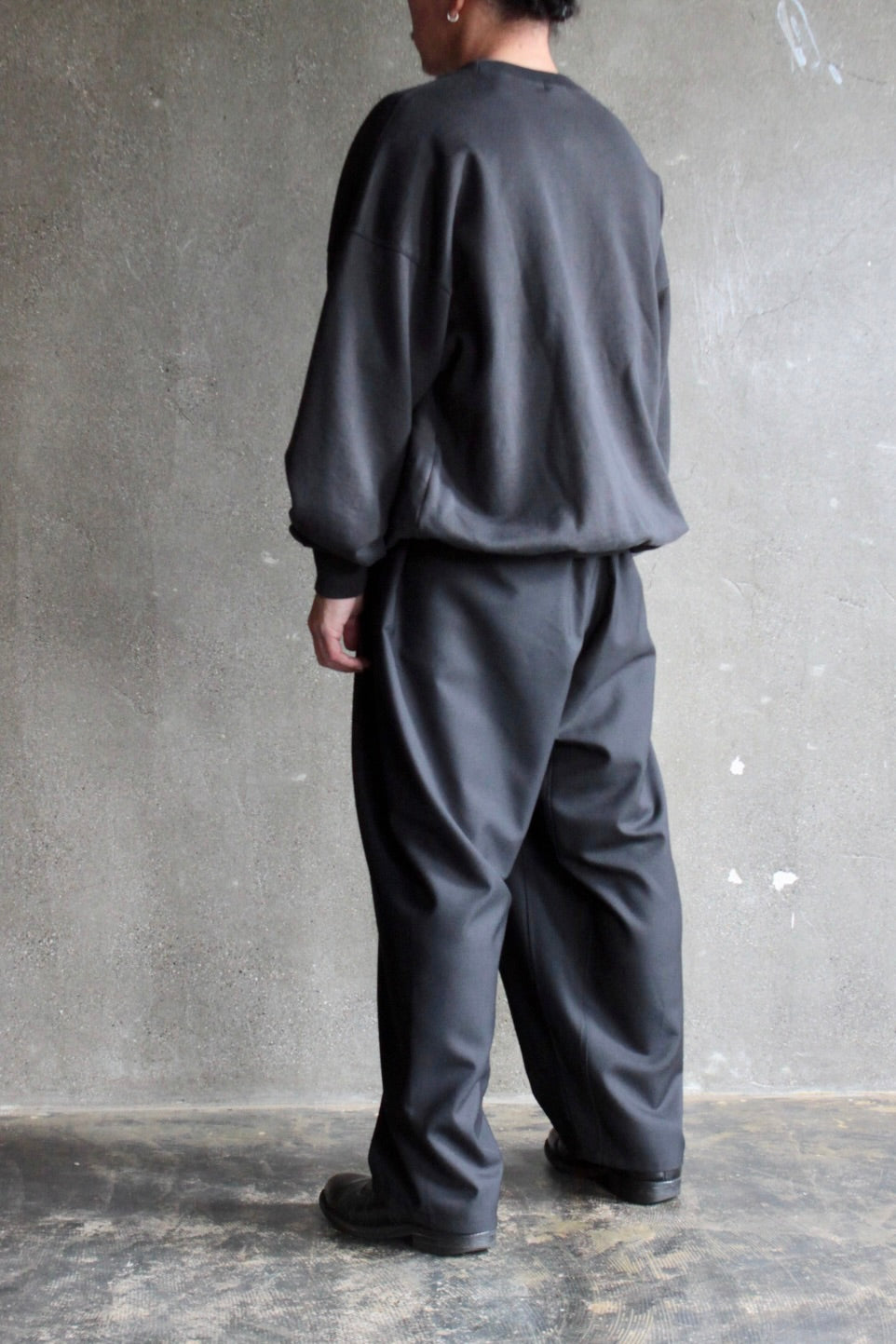 awasa /supima aging cotton crew neck sweatshirt