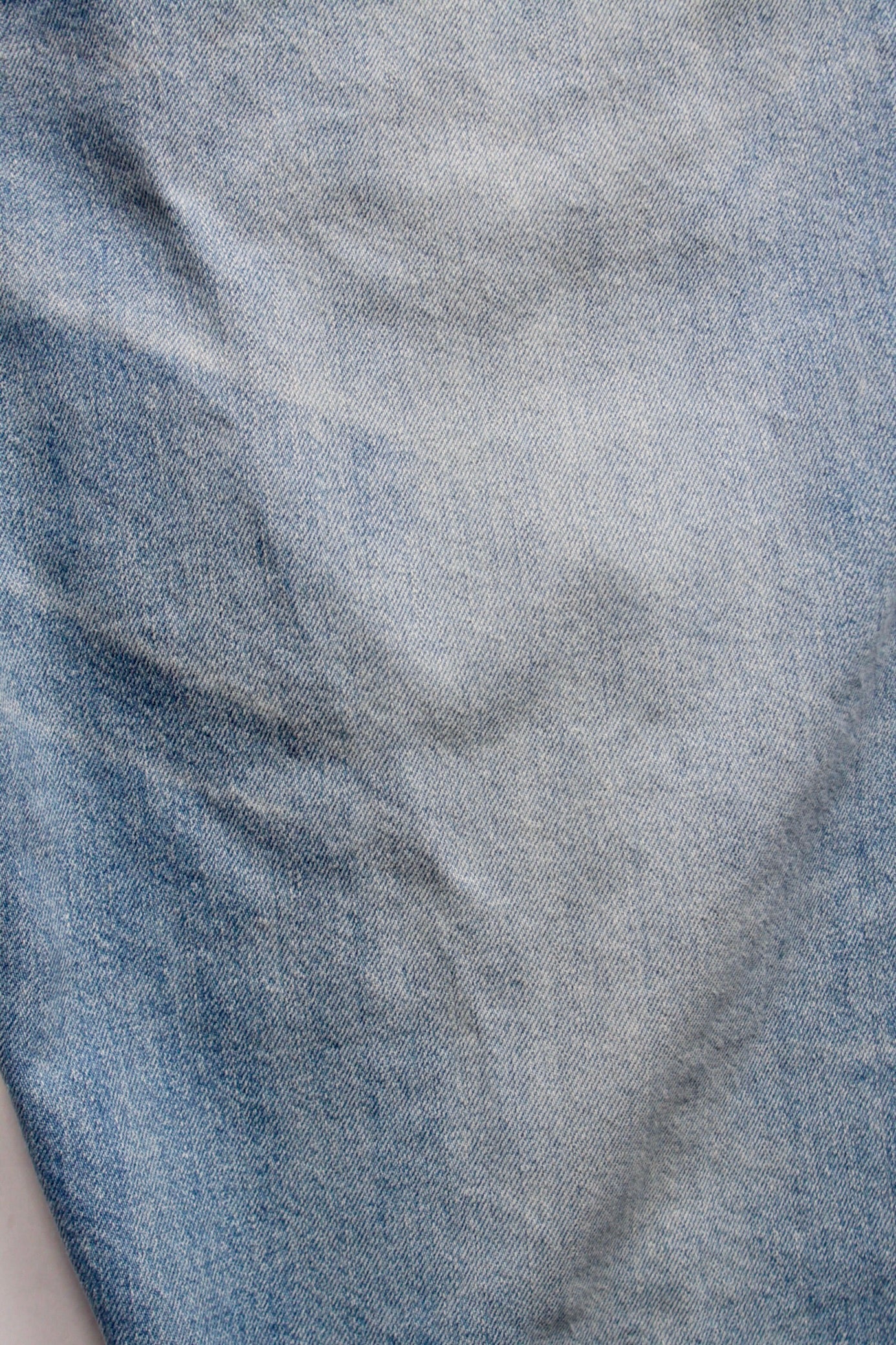 awasa / selvage light oz denim 5 pocket wide pants(indigo fade)