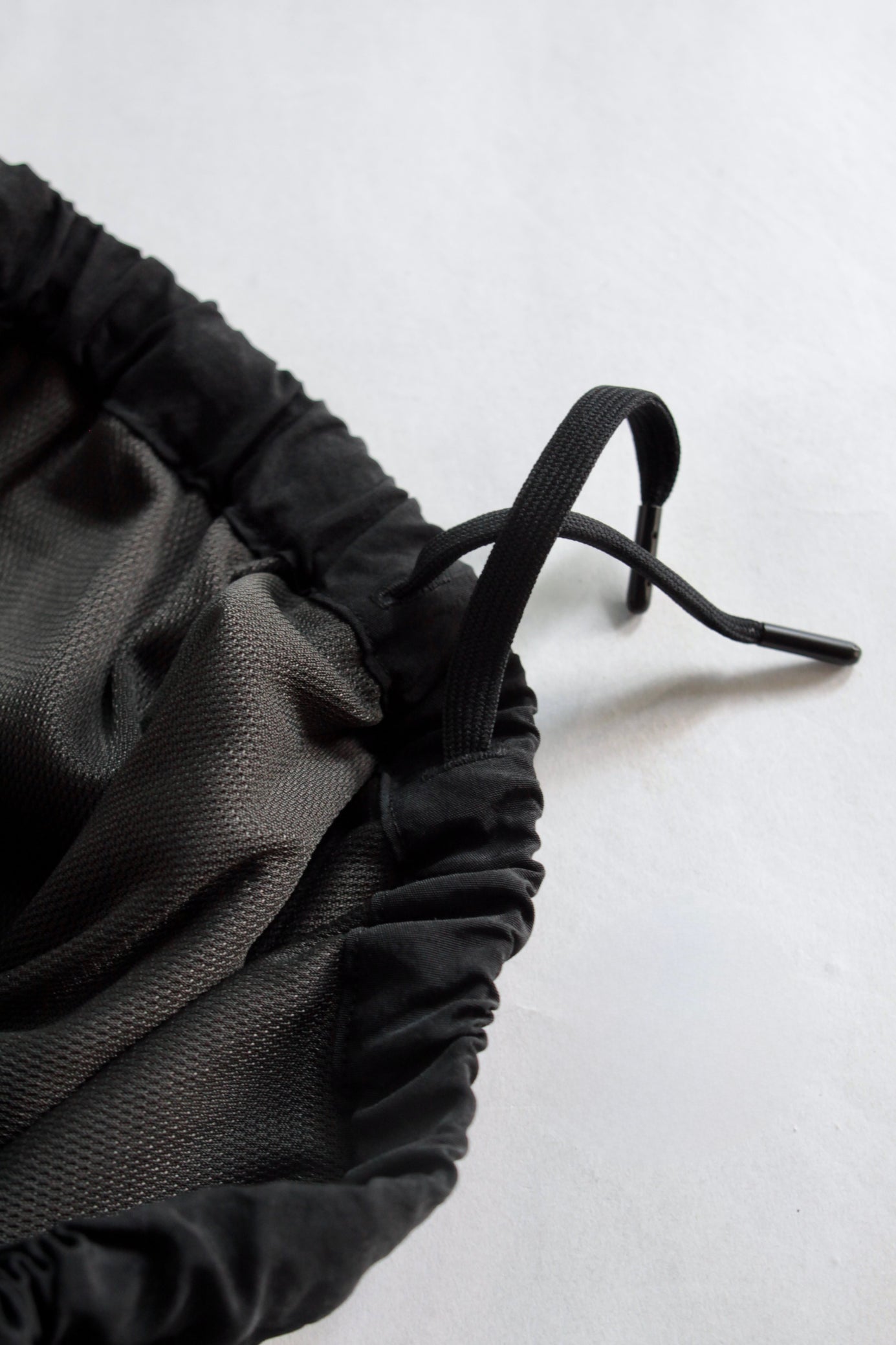 awasa /nylon silk bubble hem skirt