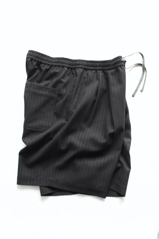 awasa / vintage wool amunzen wide easy shorts