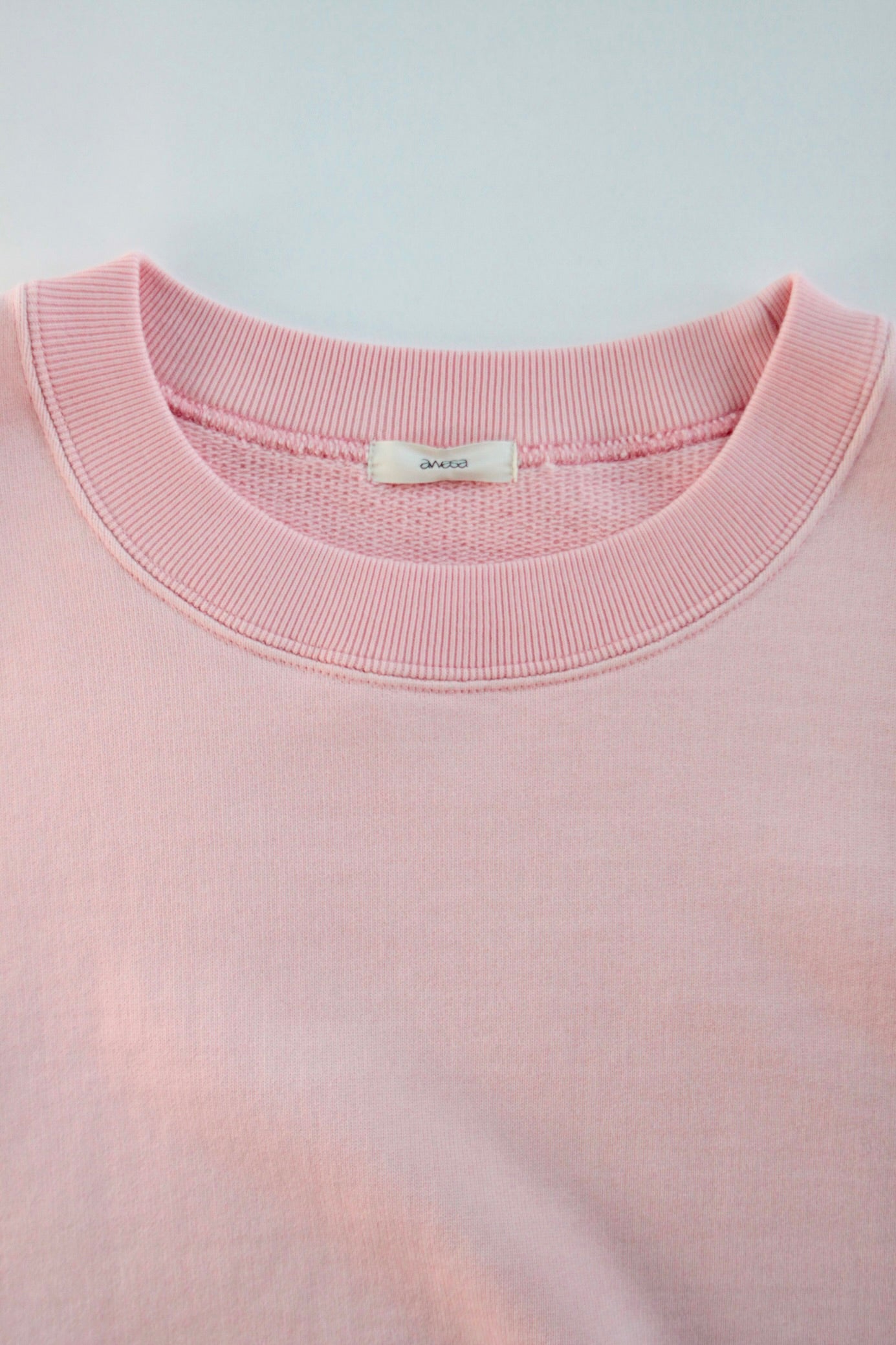 awasa /supima aging cotton crew neck sweatshirt