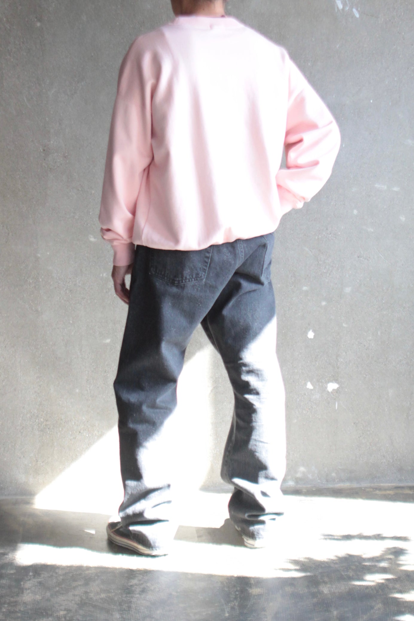 awasa /supima aging cotton crew neck sweatshirt