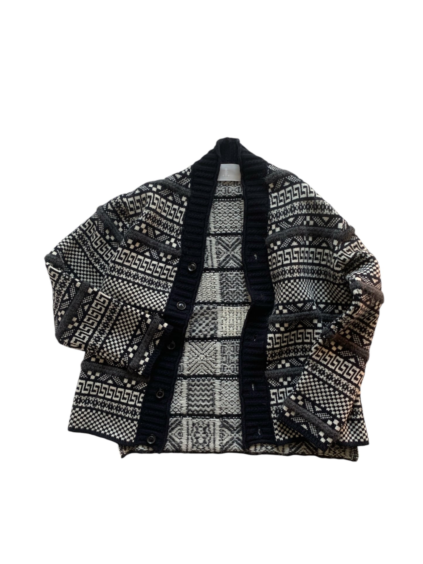 K.ITO /GEOMETRIC PATARN CARDIGAN