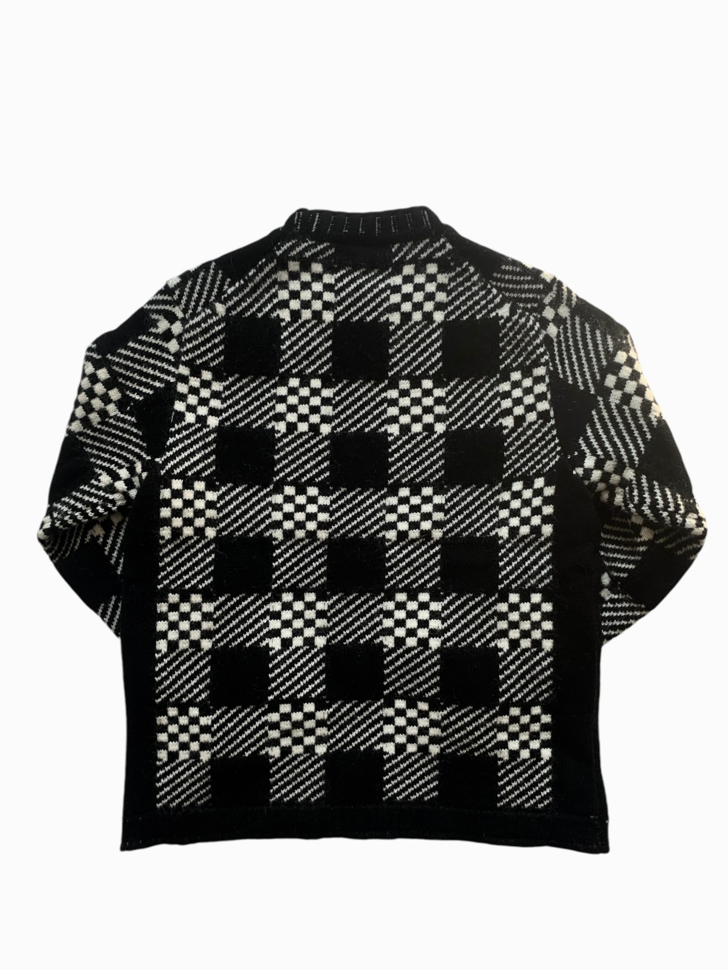 K.ITO /GEOMETRIC PATARN CREWNECK KNIT