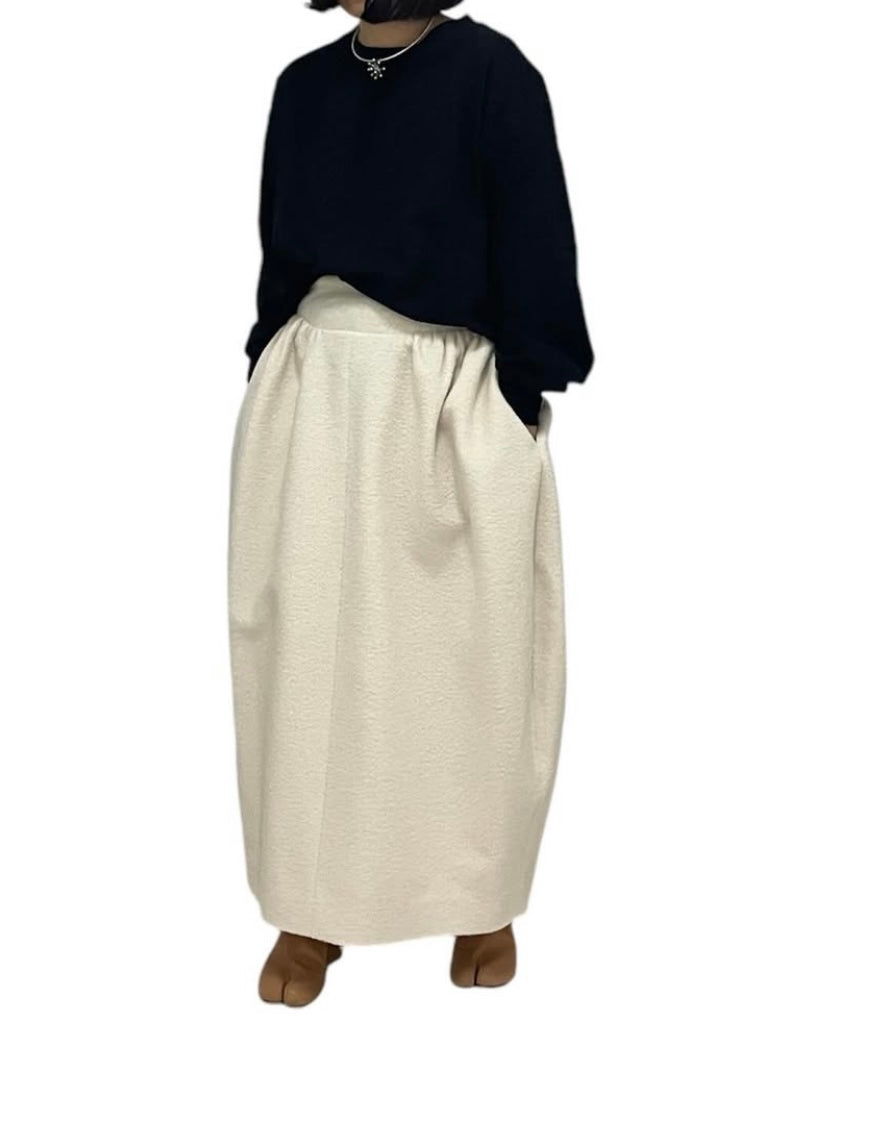 TENNE HANDCRAFTED MODERN / weave and knit skirt