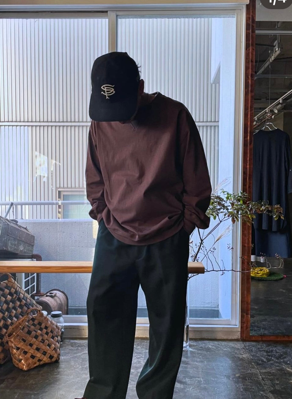 ANDER / LS SWEAT TEE