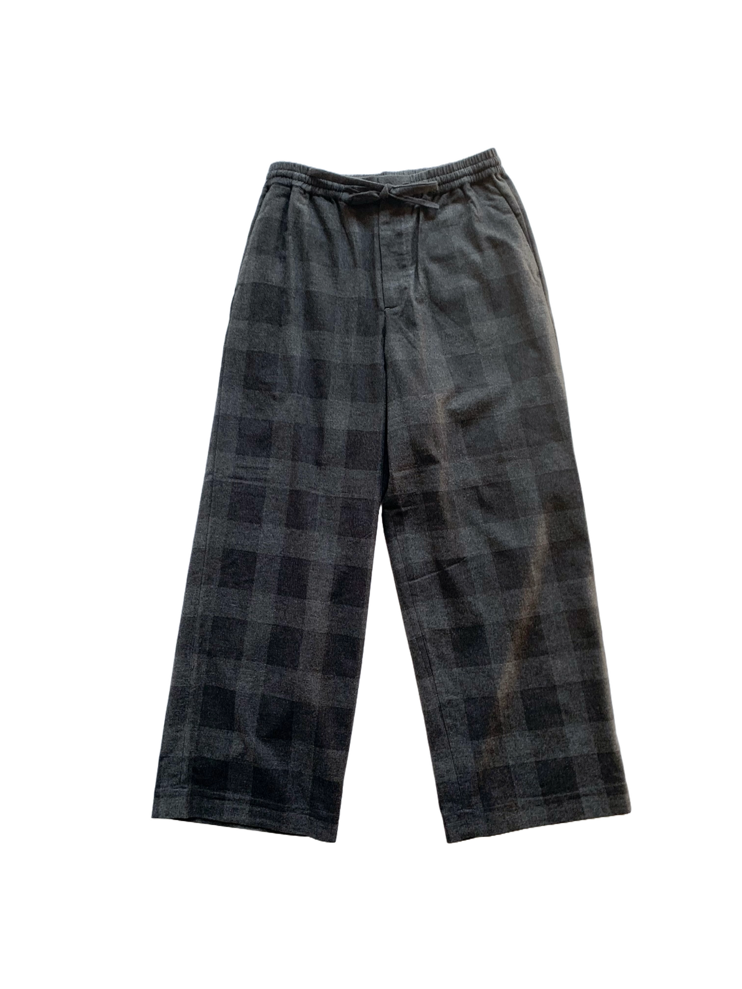 whowhat / BLOCK CHECK WIDE PANTS